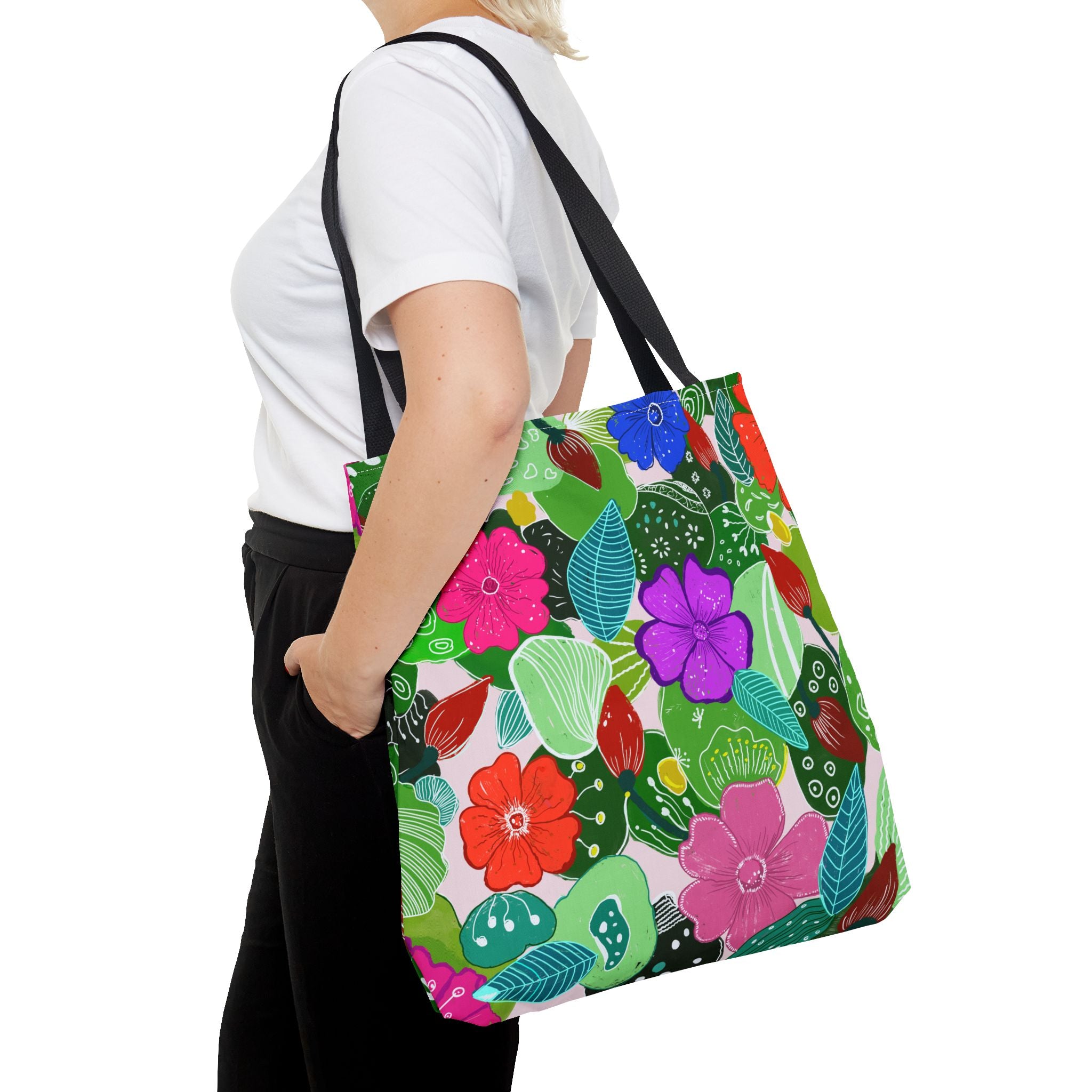 Multicolor Botanic Tote Bag