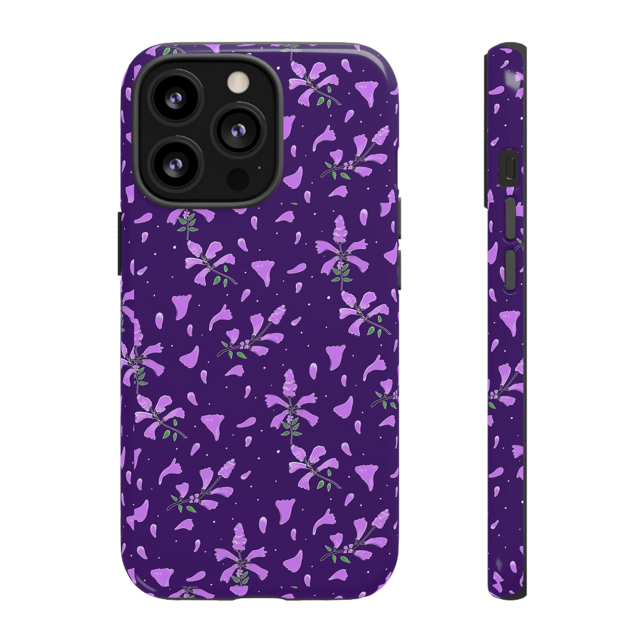 Purple Wild Flower Tough Phone Cases Printify