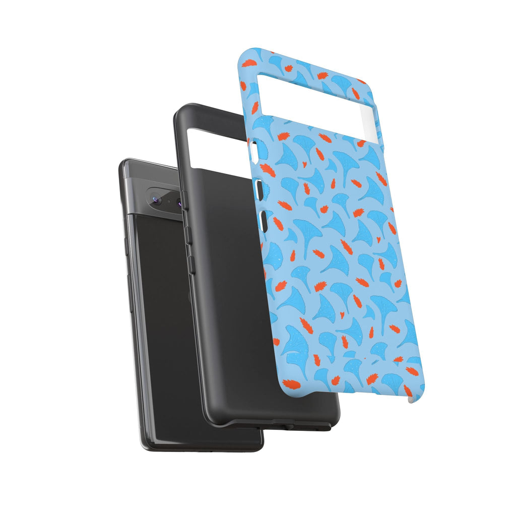 Blue Orange Odd Shape Themed Tough Cases Printify