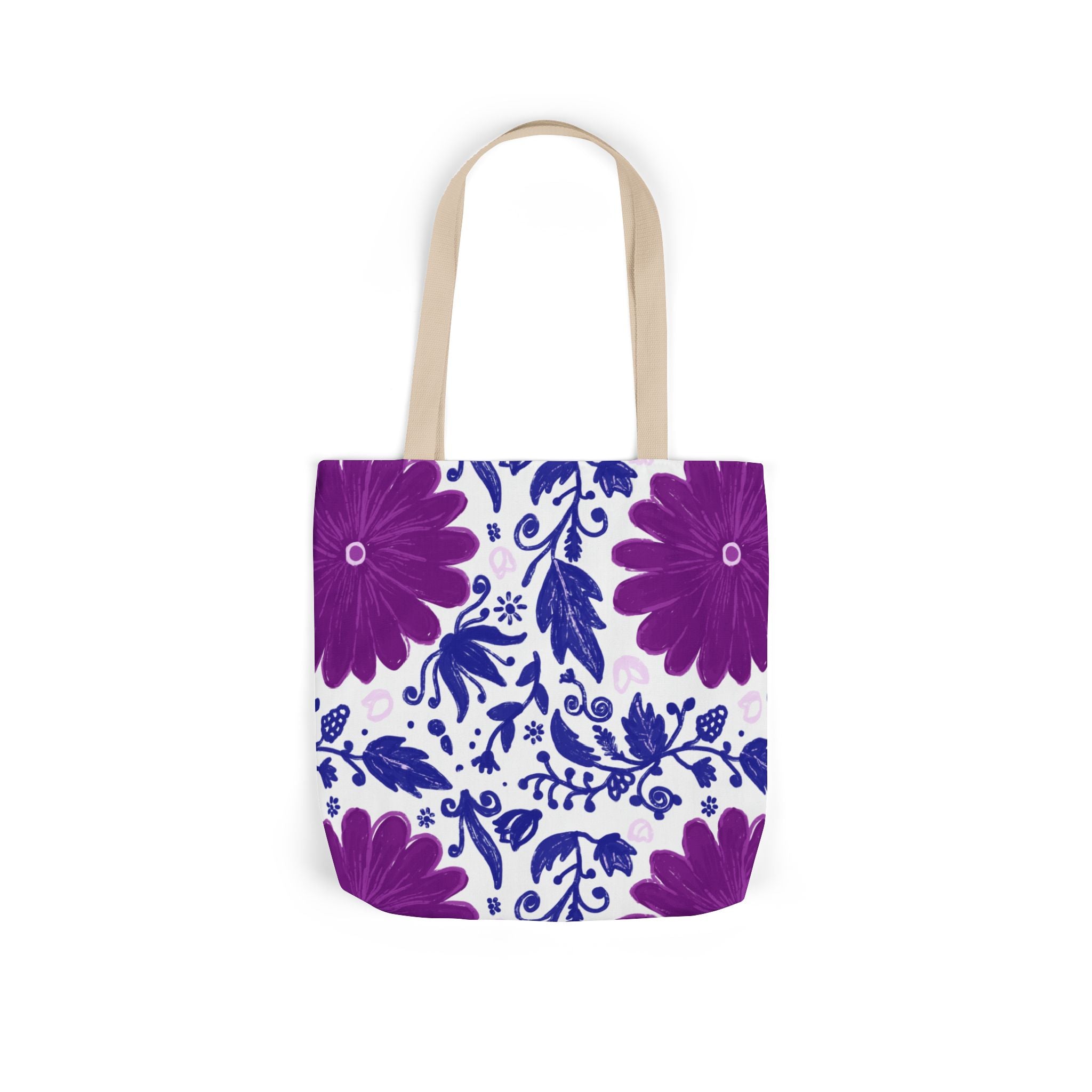 Buta Canvas Tote Bag – All-Over Print, 5 Strap Colours