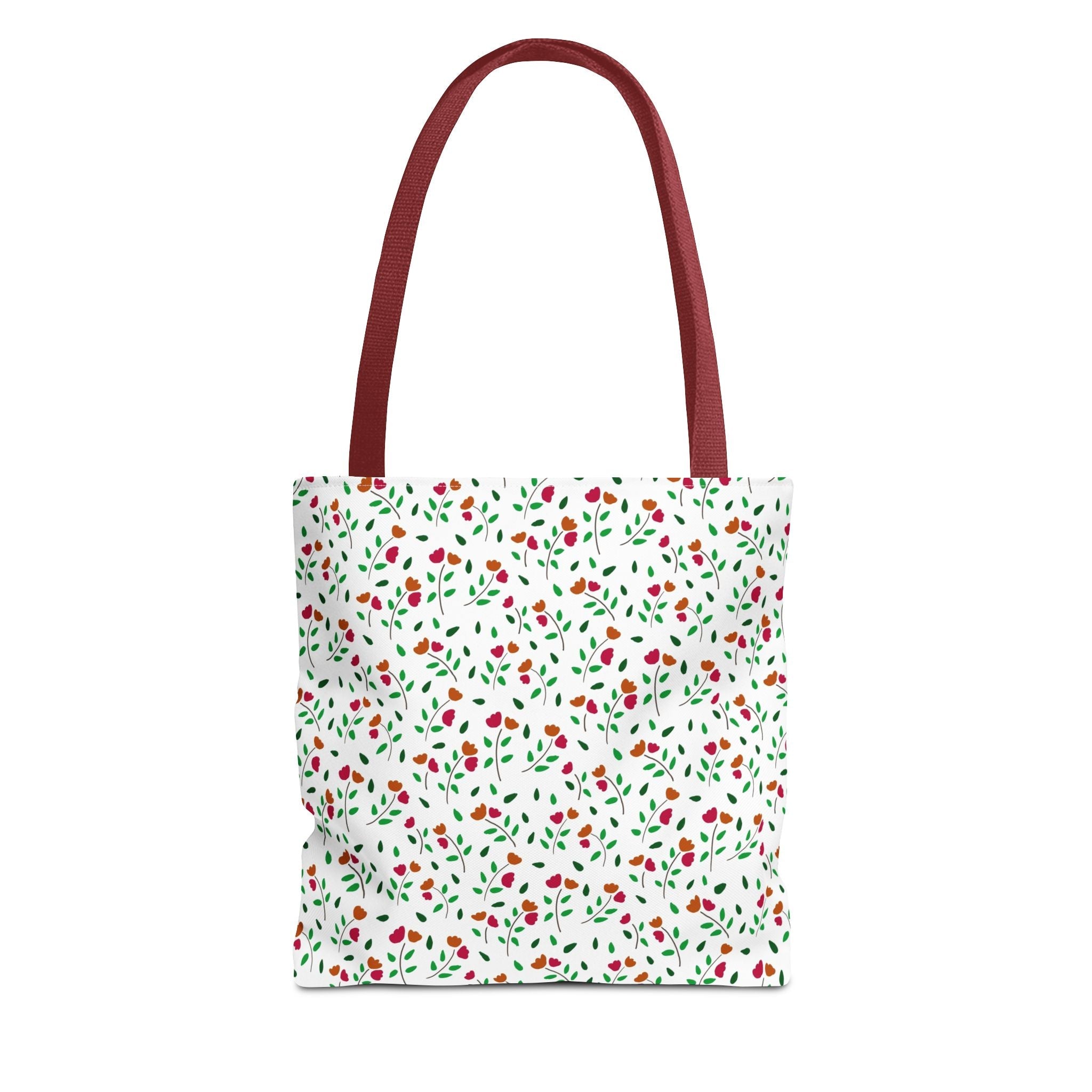 Mini Flora Hand Designed Prints Tote Bag (AOP) Printify