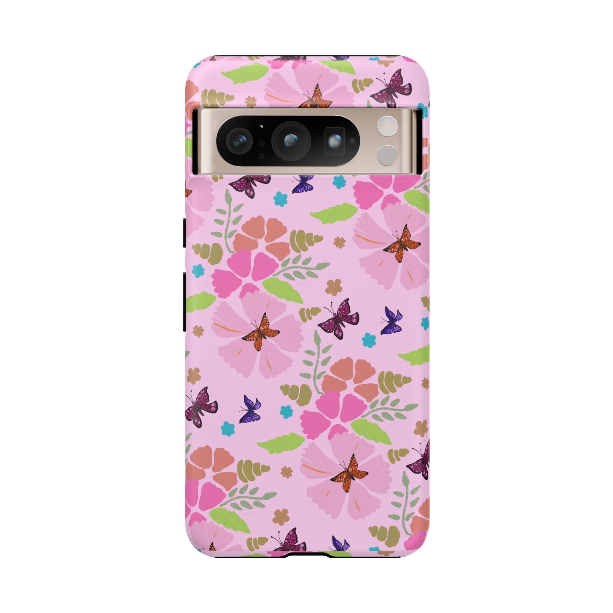 Pink Butterfly Garden Theme Tough Cases Printify