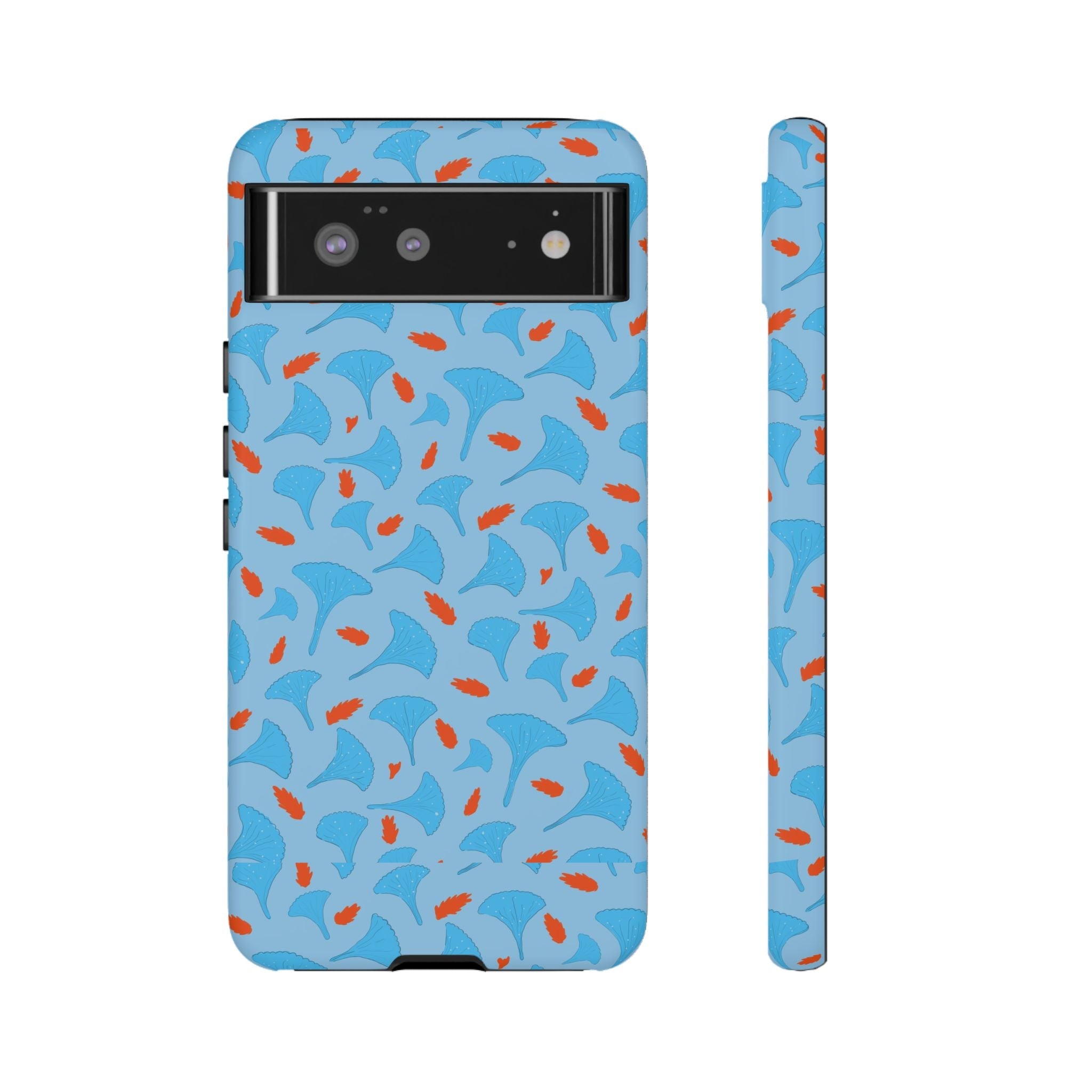 Blue Orange Odd Shape Themed Tough Cases Printify