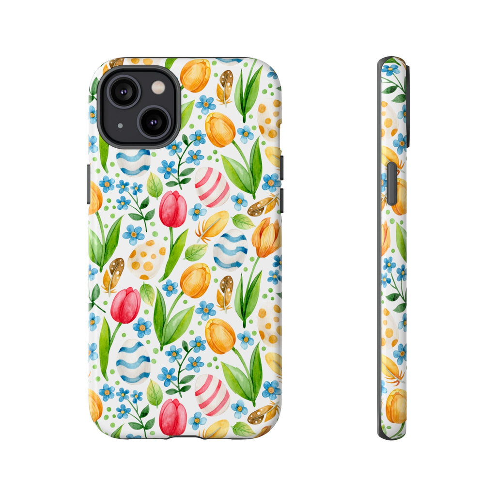 Cute Tulip Egg Theme Tough Cases Printify
