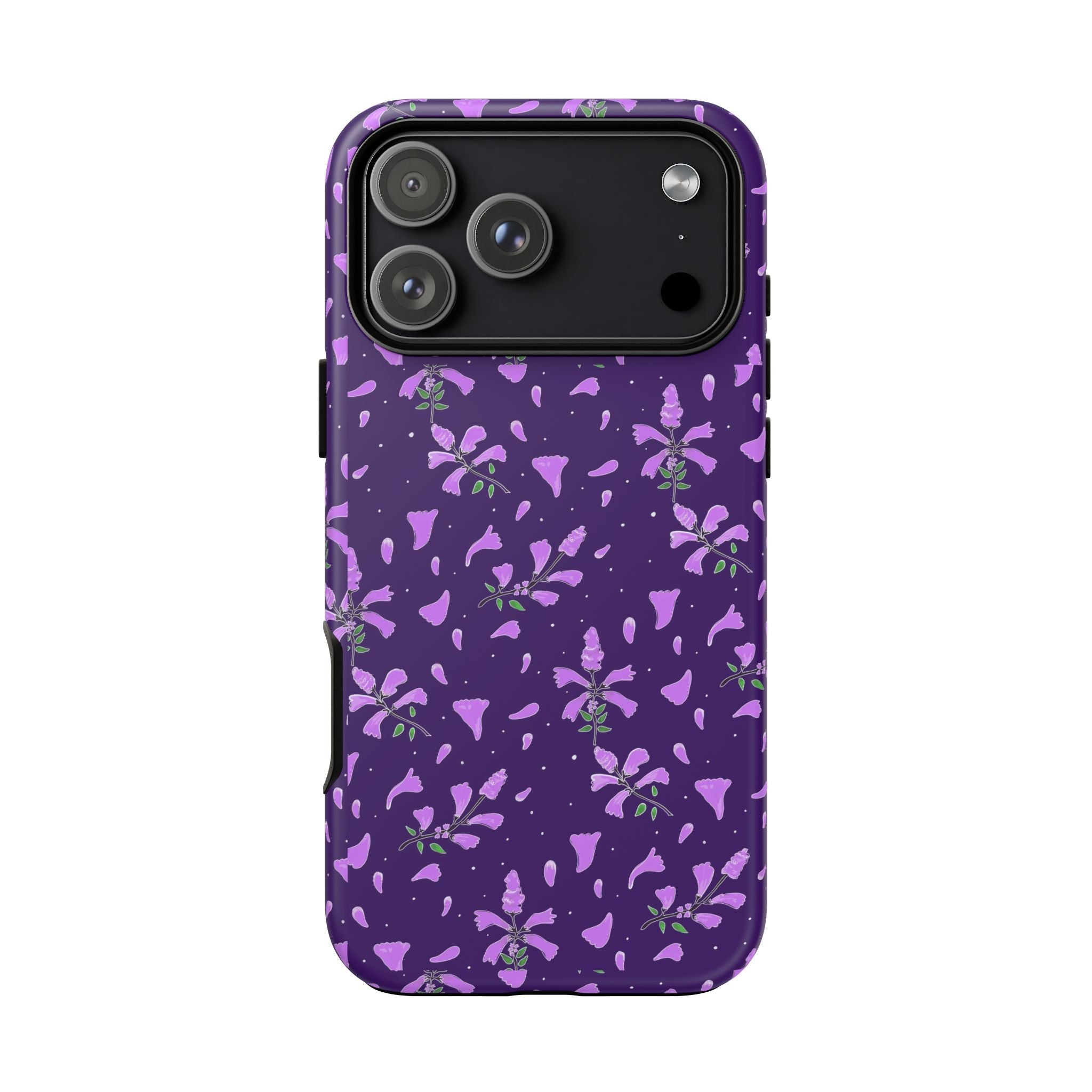 Purple Wild Flower Tough Phone Cases Printify