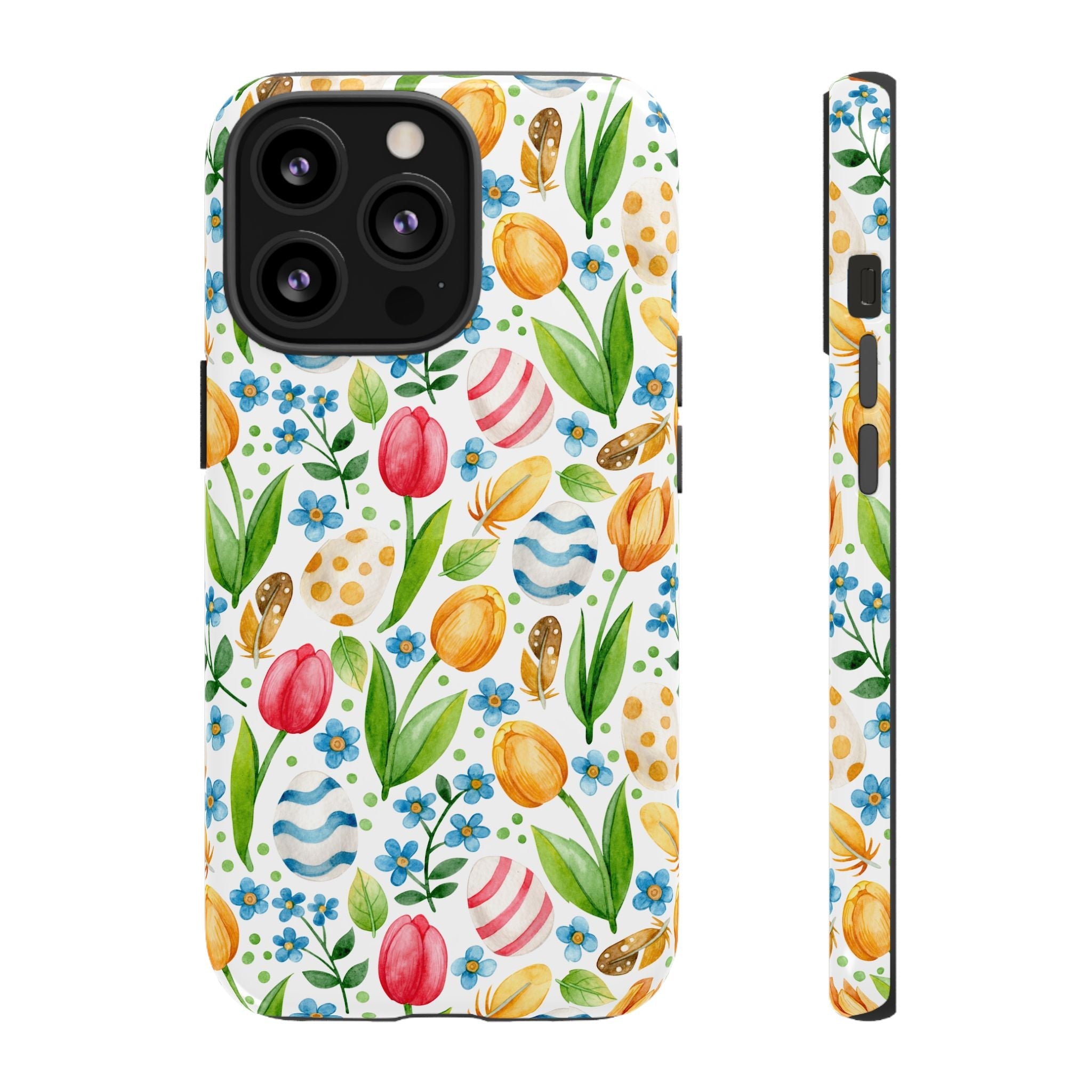 Cute Tulip Egg Theme Tough Cases Printify