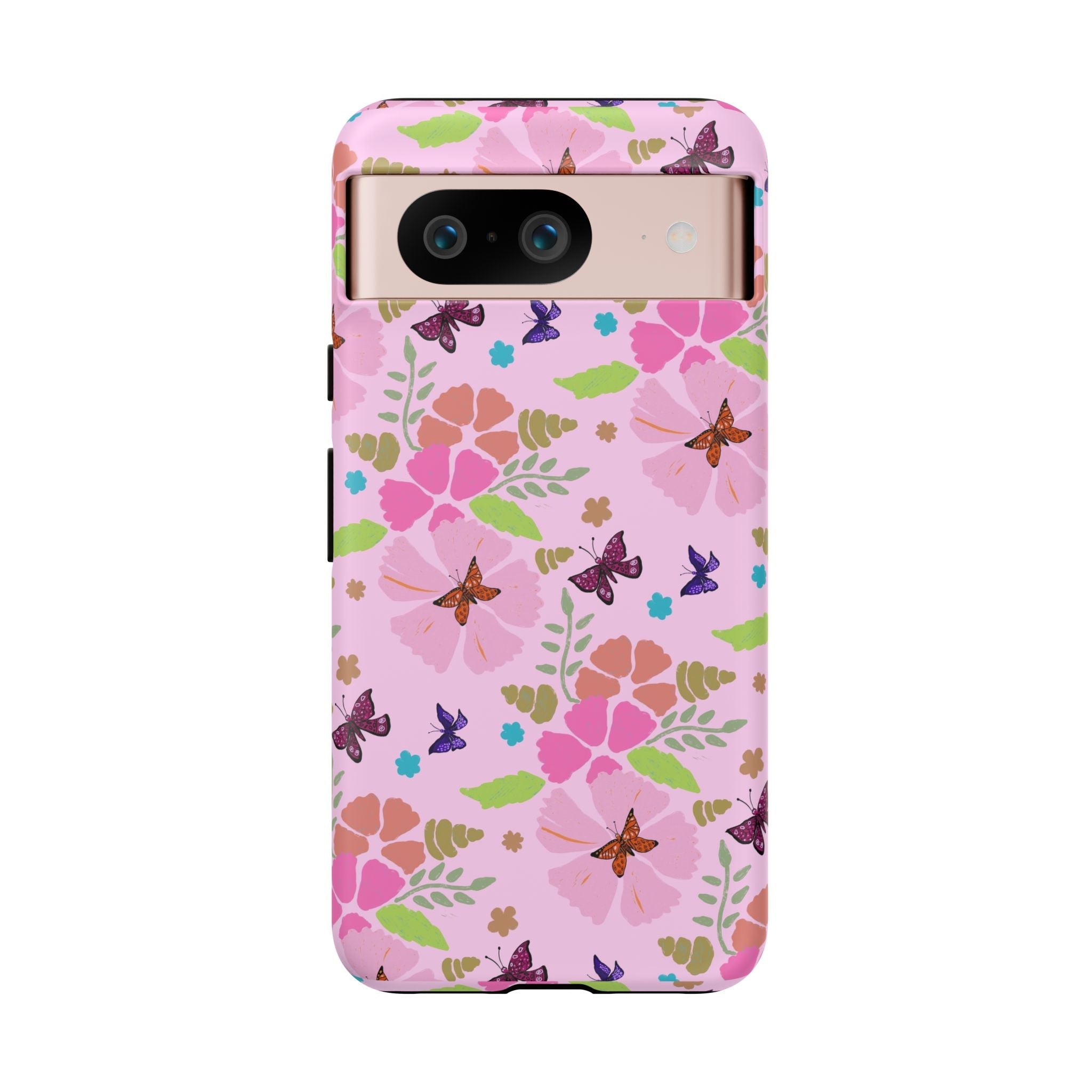 Pink Butterfly Garden Theme Tough Cases Printify
