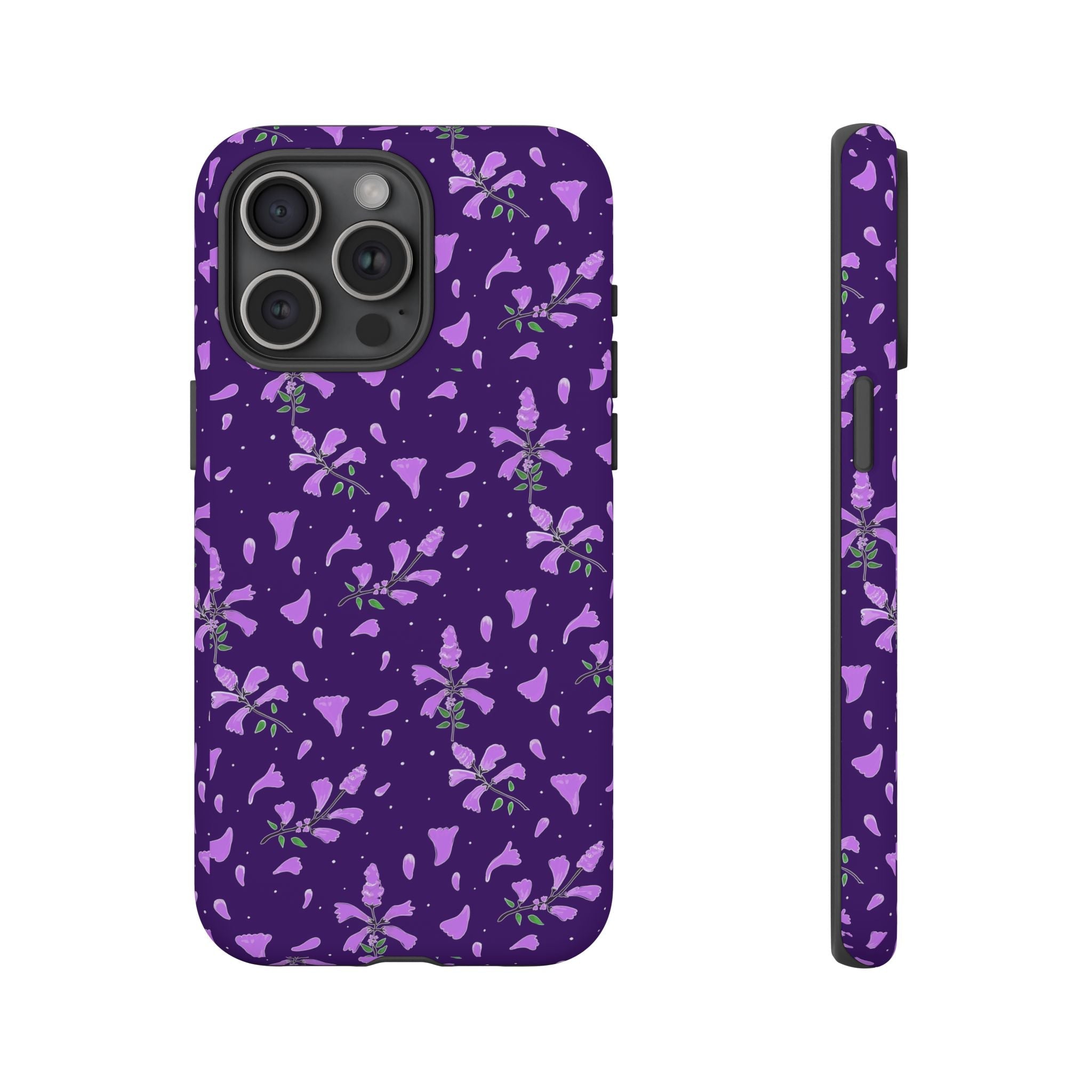 Purple Wild Flower Tough Phone Cases Printify