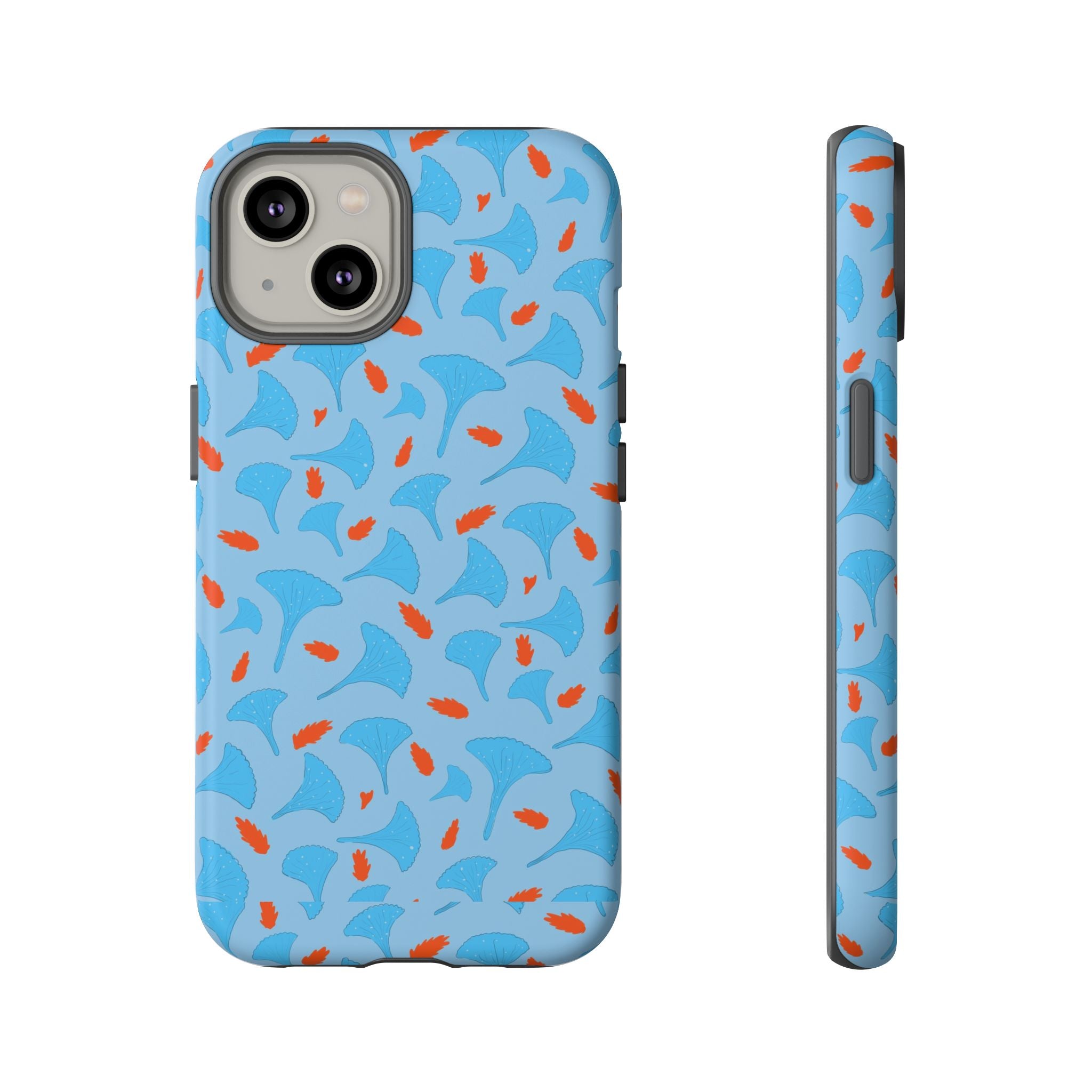 Blue Orange Odd Shape Themed Tough Cases Printify