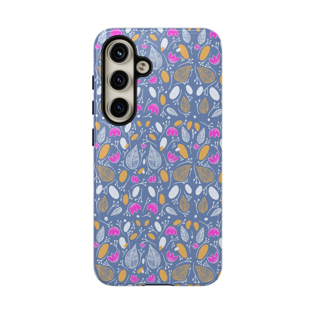 Abstract Grey Small BotanicThemed Tough Cases-Matte and Glossy Printify