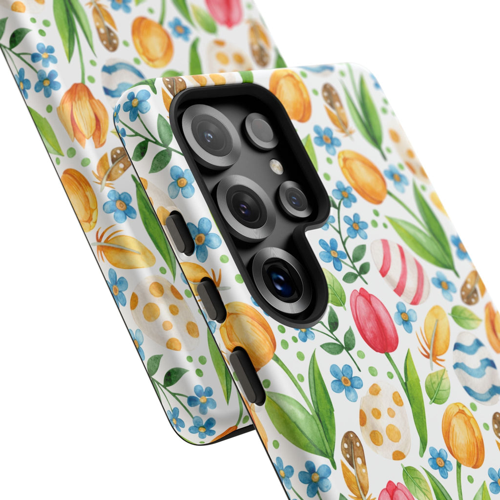 Cute Tulip Egg Theme Tough Cases Printify