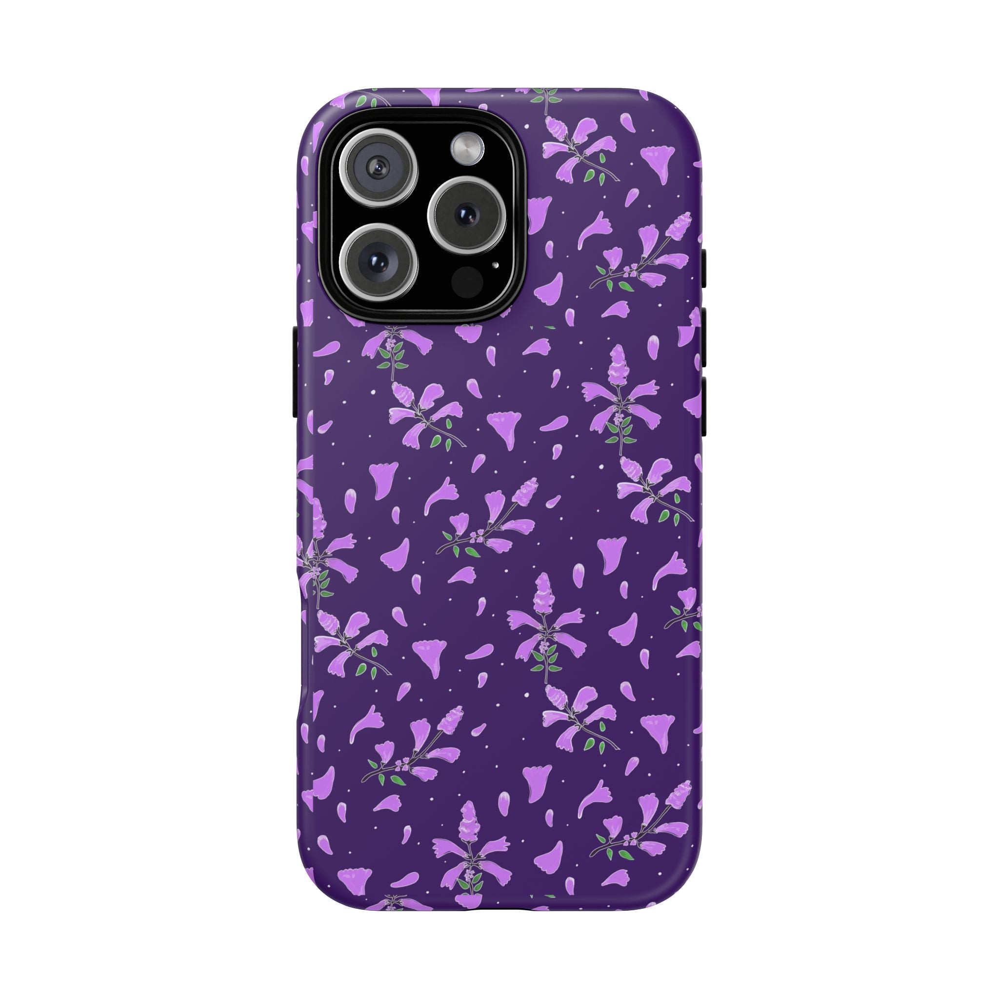 Purple Wild Flower Tough Phone Cases Printify