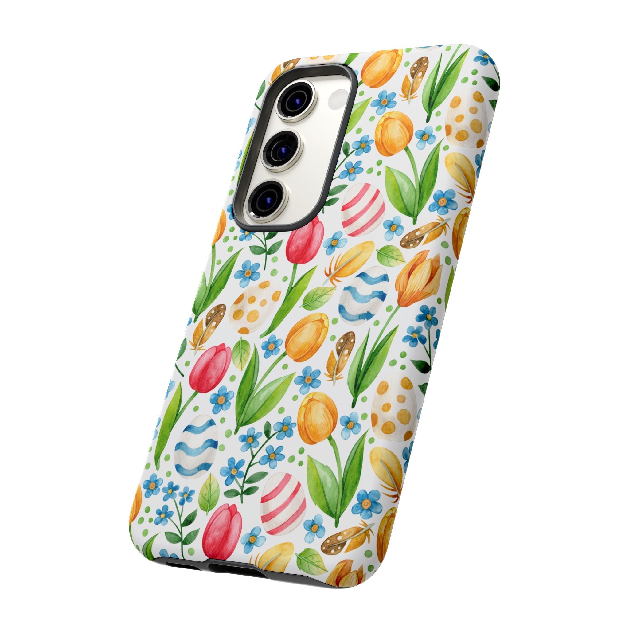 Cute Tulip Egg Theme Tough Cases Printify