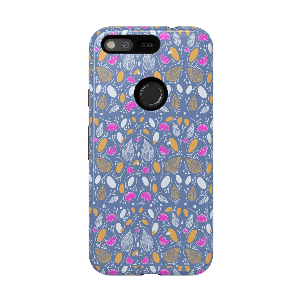 Abstract Grey Small BotanicThemed Tough Cases-Matte and Glossy Printify