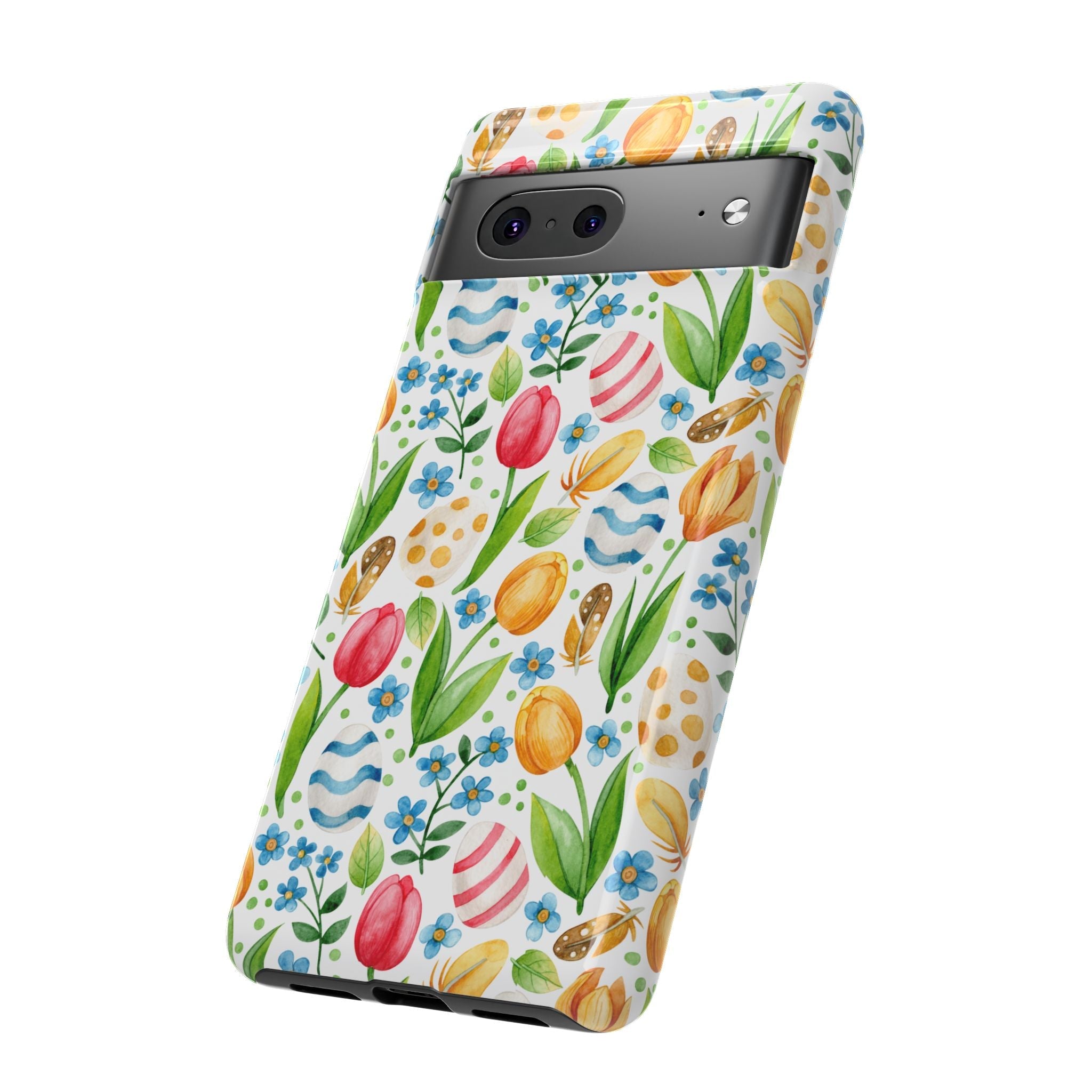Cute Tulip Egg Theme Tough Cases Printify