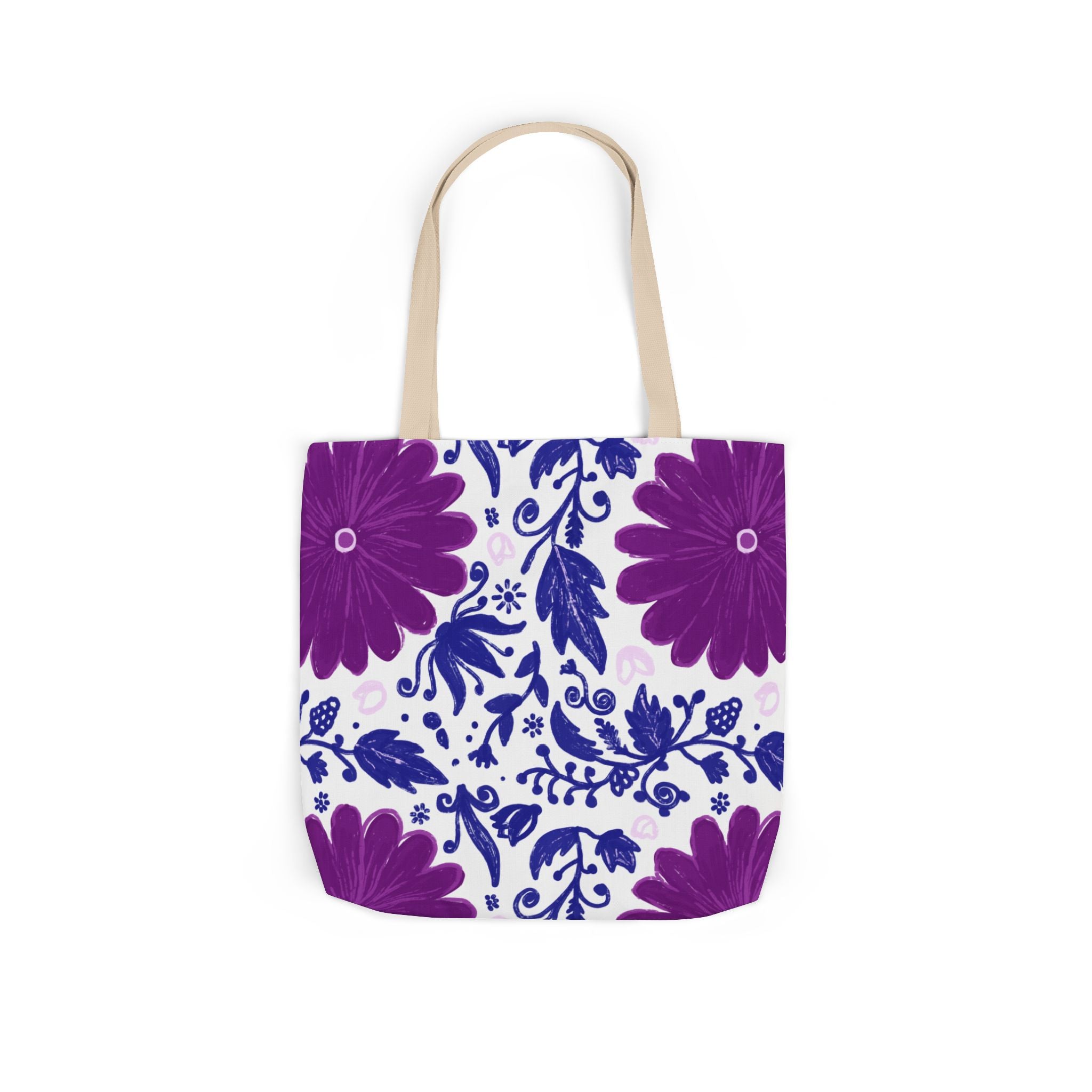 Buta Canvas Tote Bag – All-Over Print, 5 Strap Colours