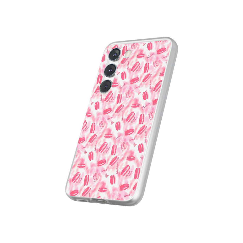 Macaron Hand Drawn Designed Flexi Phone Cases Printify