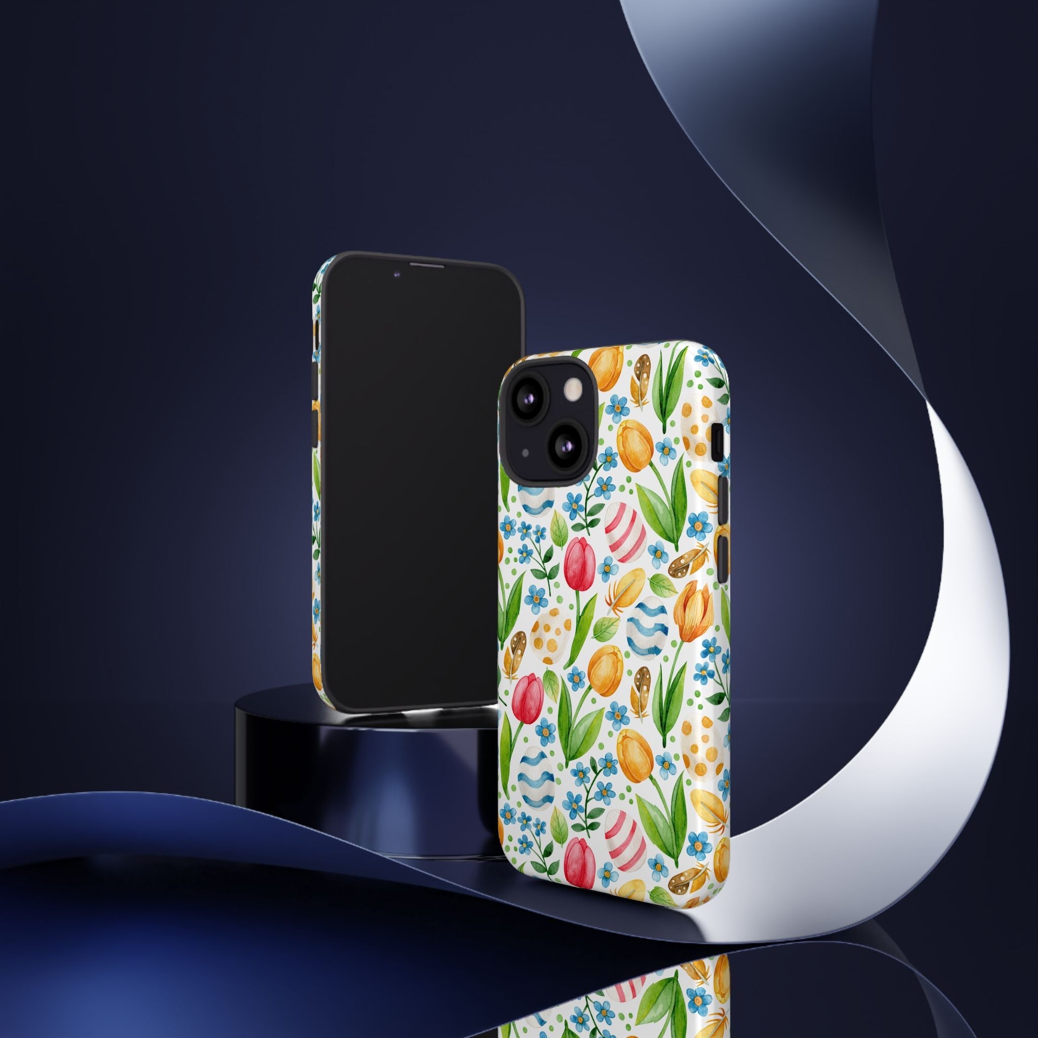 Cute Tulip Egg Theme Tough Cases Printify