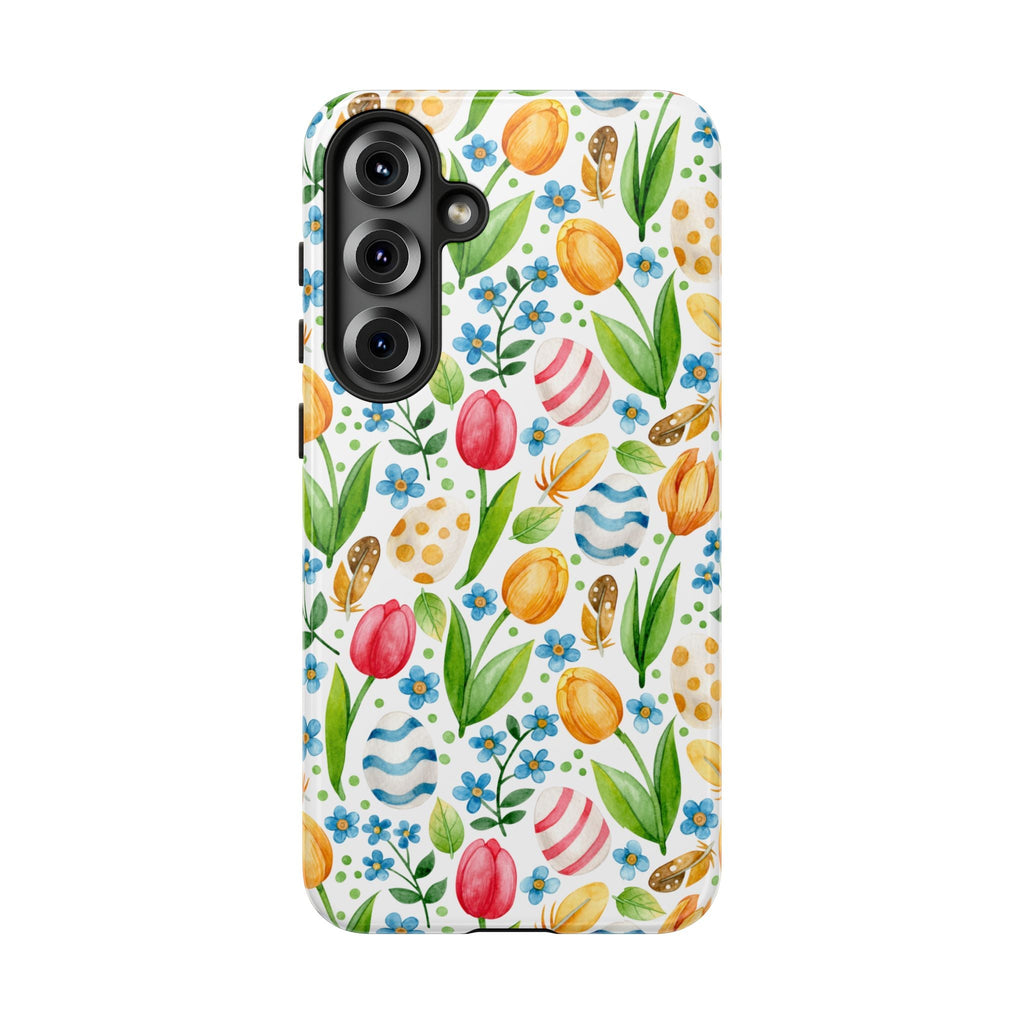 Cute Tulip Egg Theme Tough Cases Printify