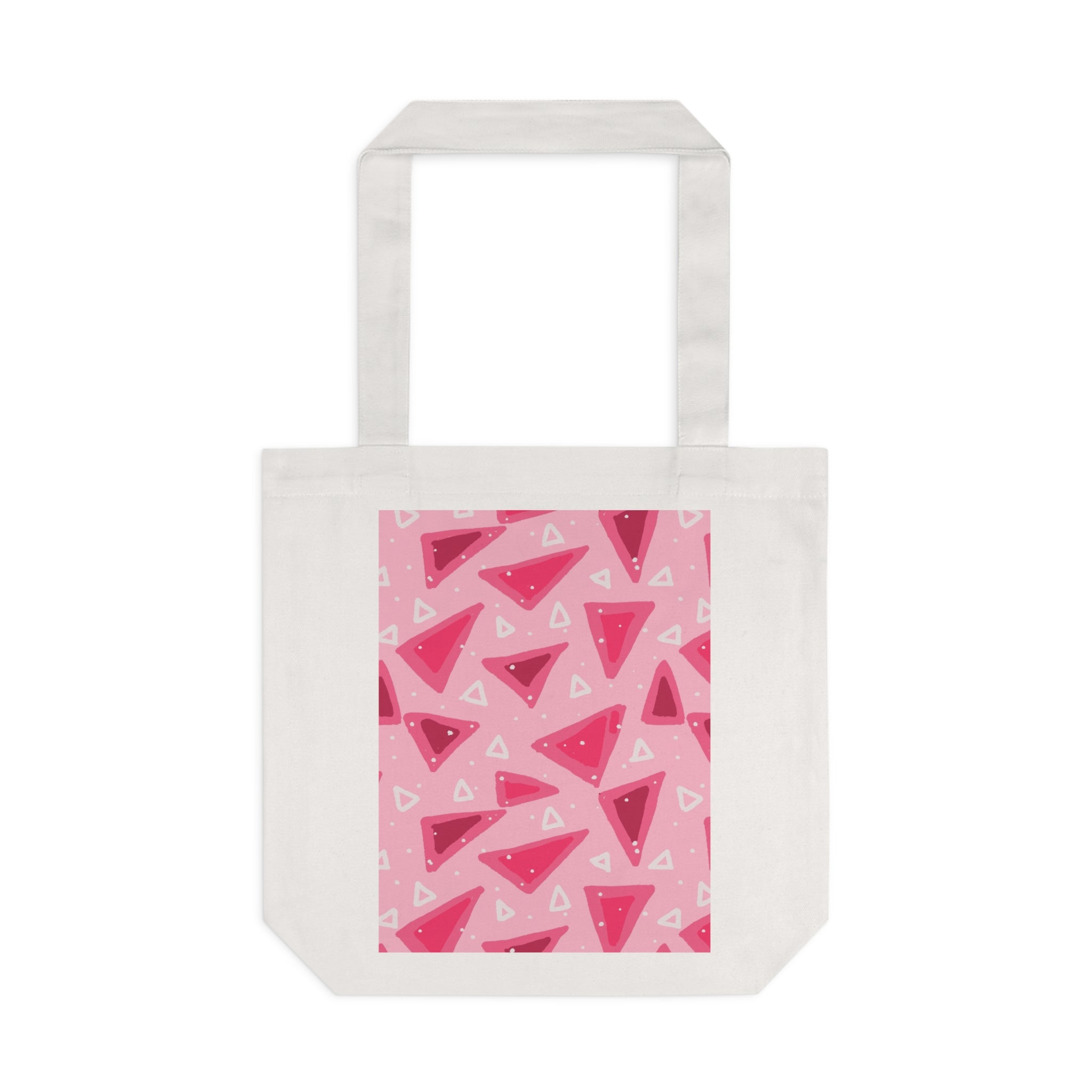 Geometric Hand Designed Print Cotton Tote Bag Printify