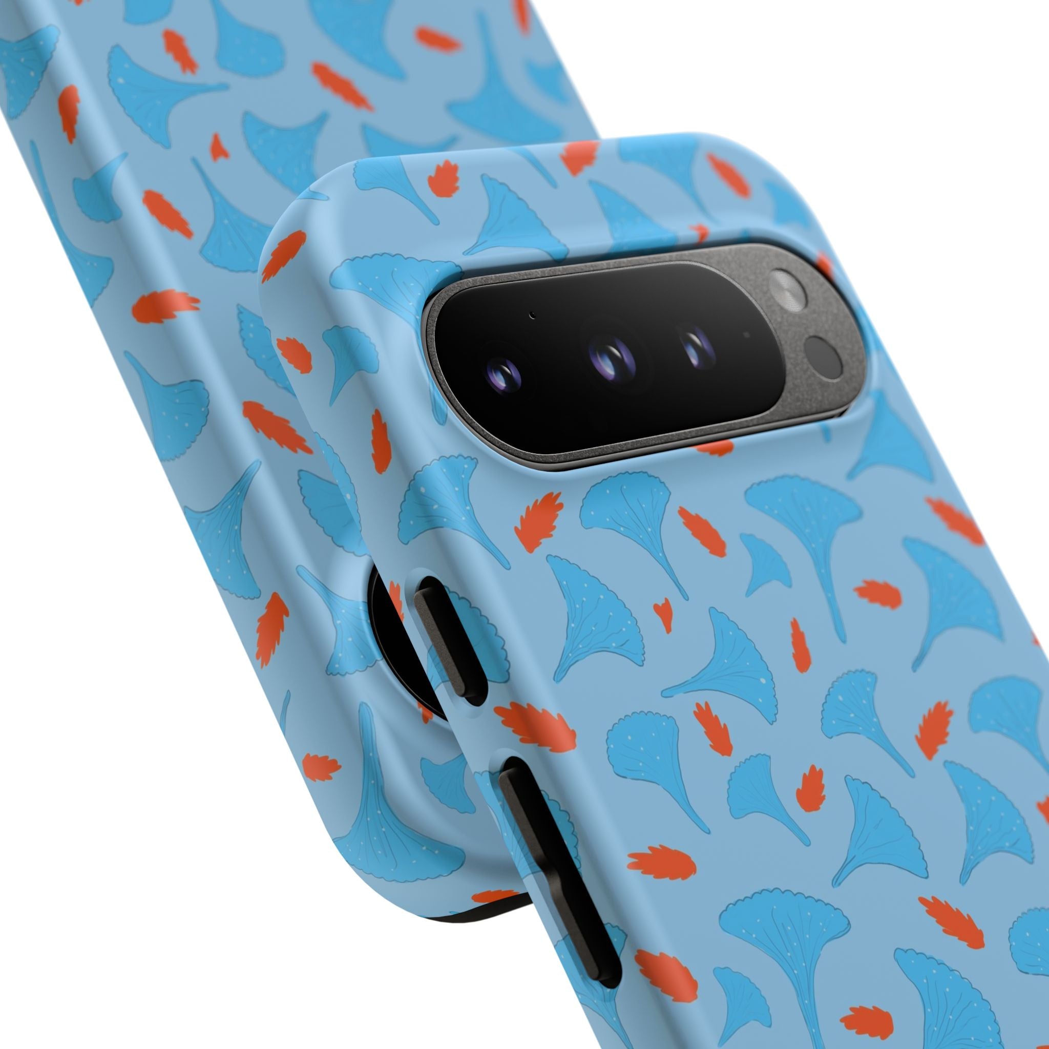 Blue Orange Odd Shape Themed Tough Cases Printify