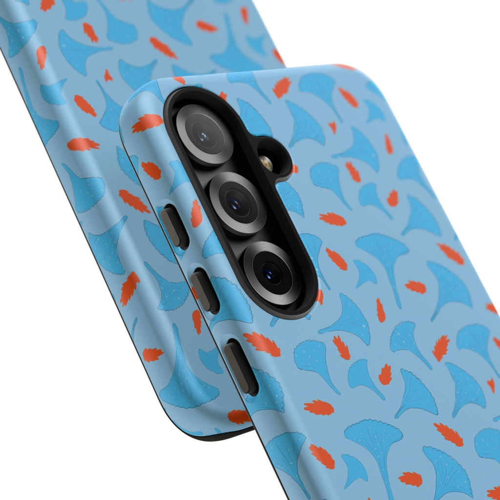 Blue Orange Odd Shape Themed Tough Cases Printify