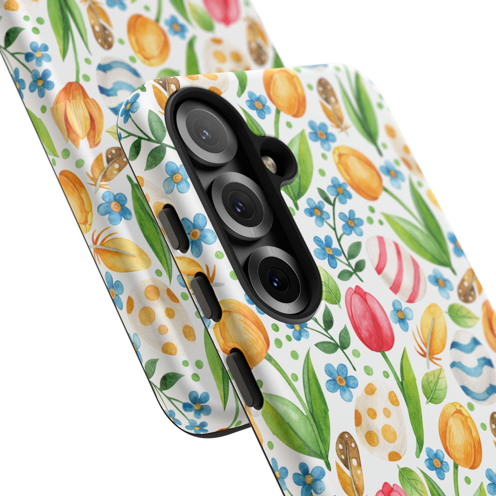 Cute Tulip Egg Theme Tough Cases Printify