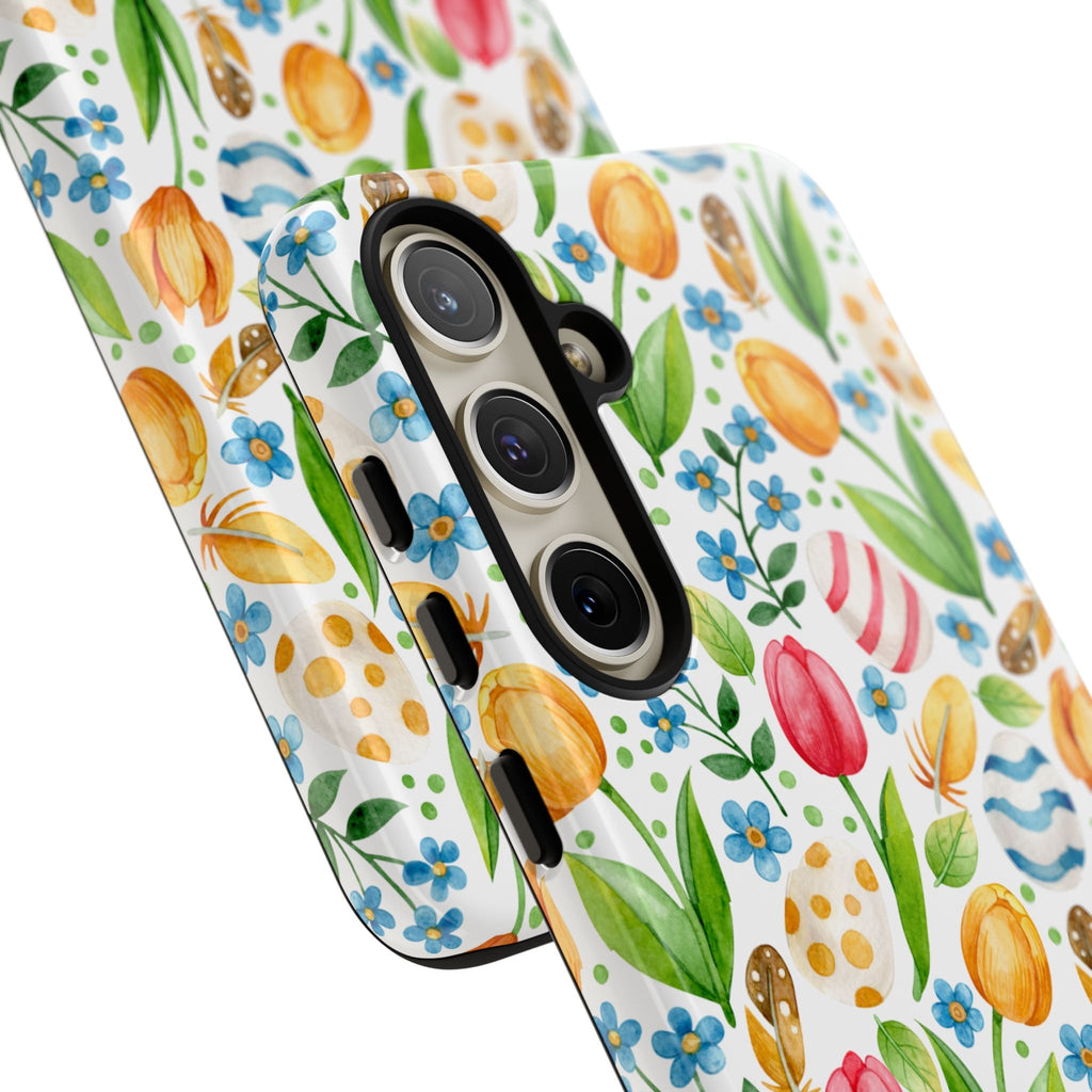 Cute Tulip Egg Theme Tough Cases Printify