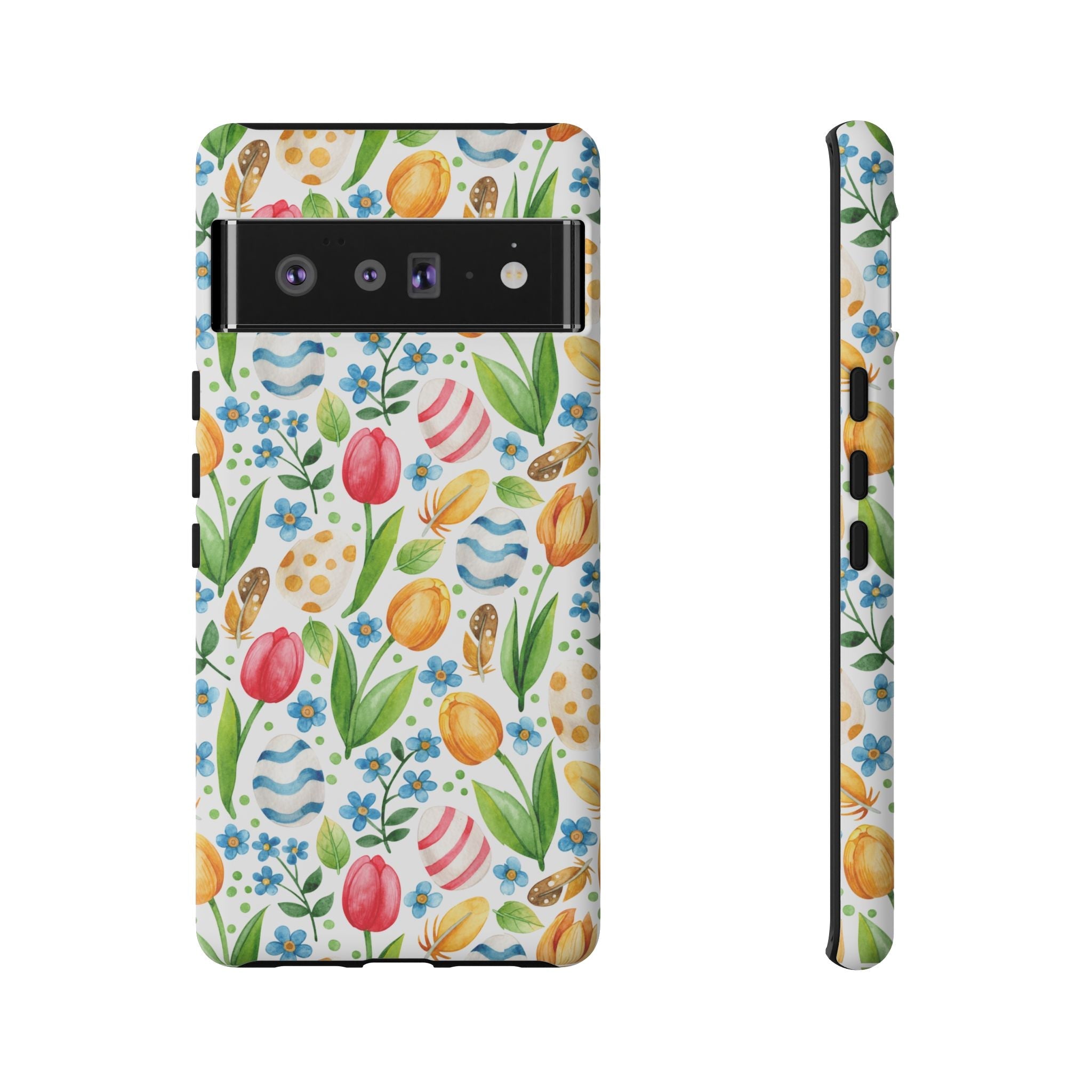 Cute Tulip Egg Theme Tough Cases Printify
