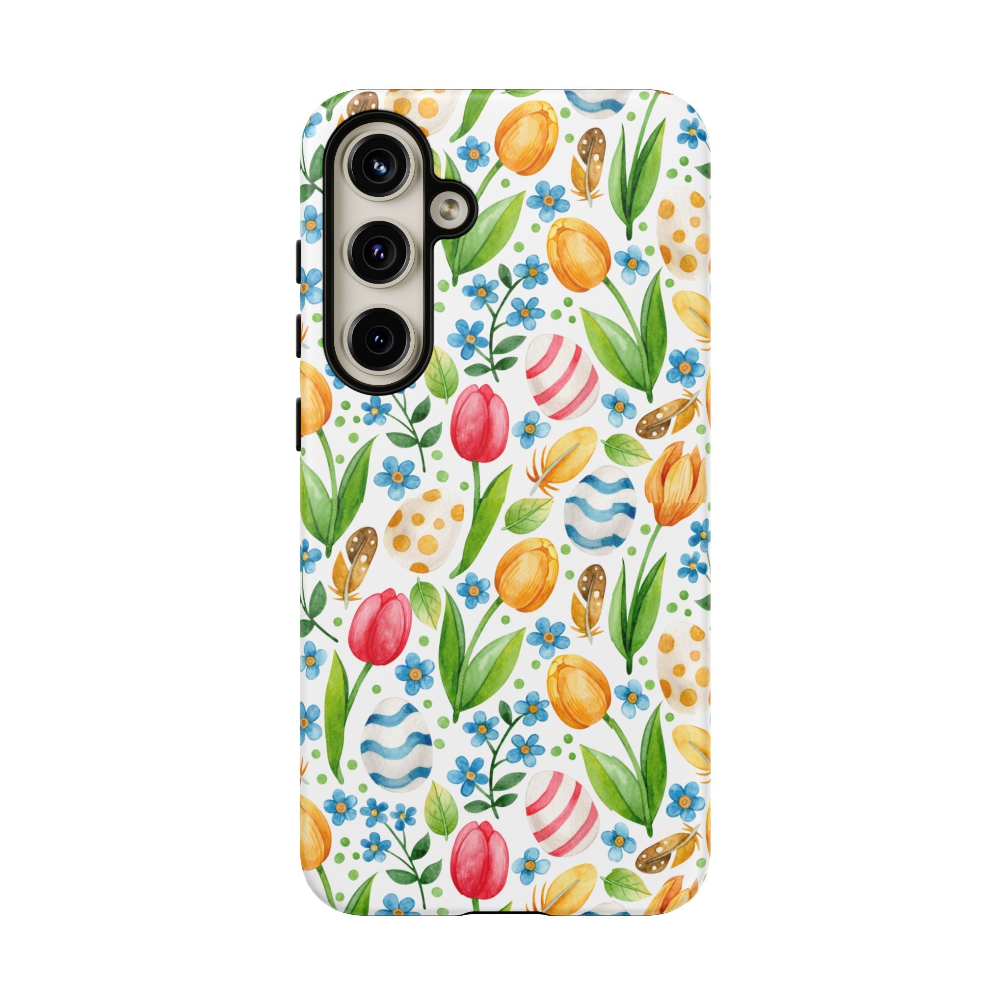 Cute Tulip Egg Theme Tough Cases Printify