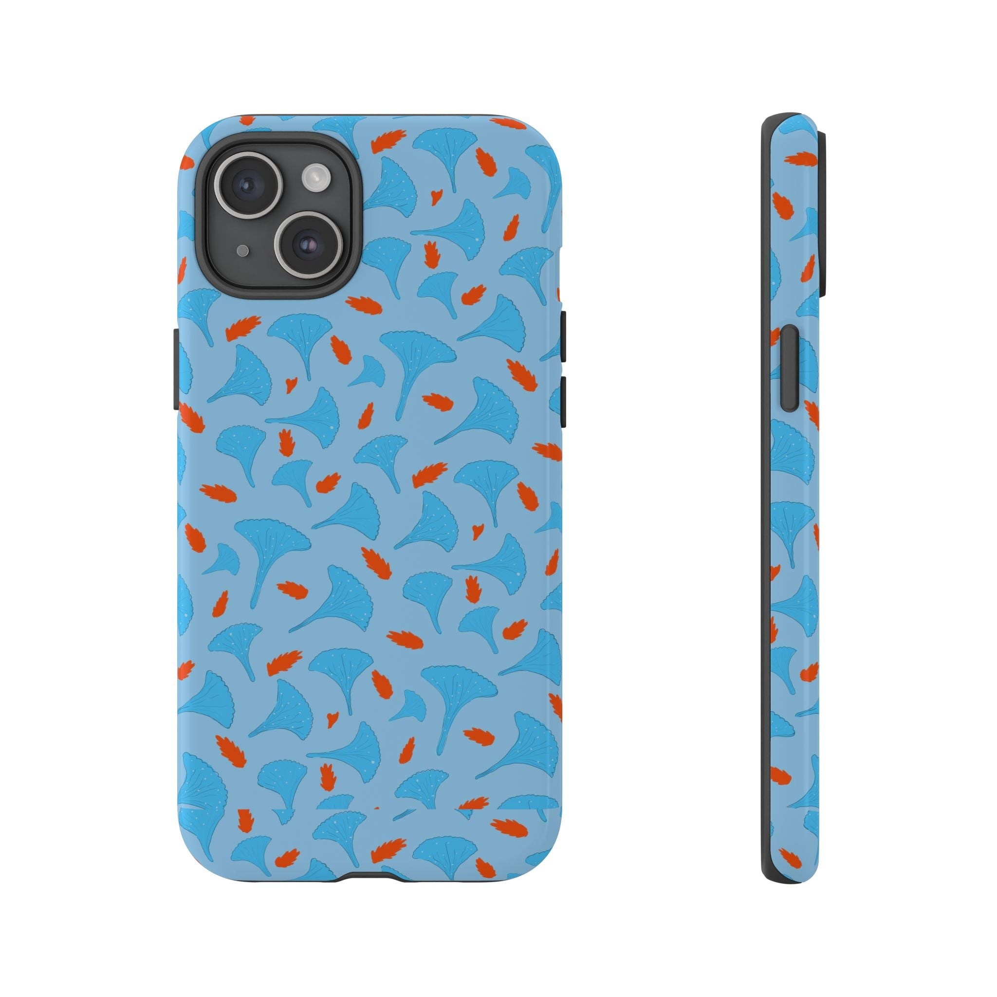 Blue Orange Odd Shape Themed Tough Cases Printify