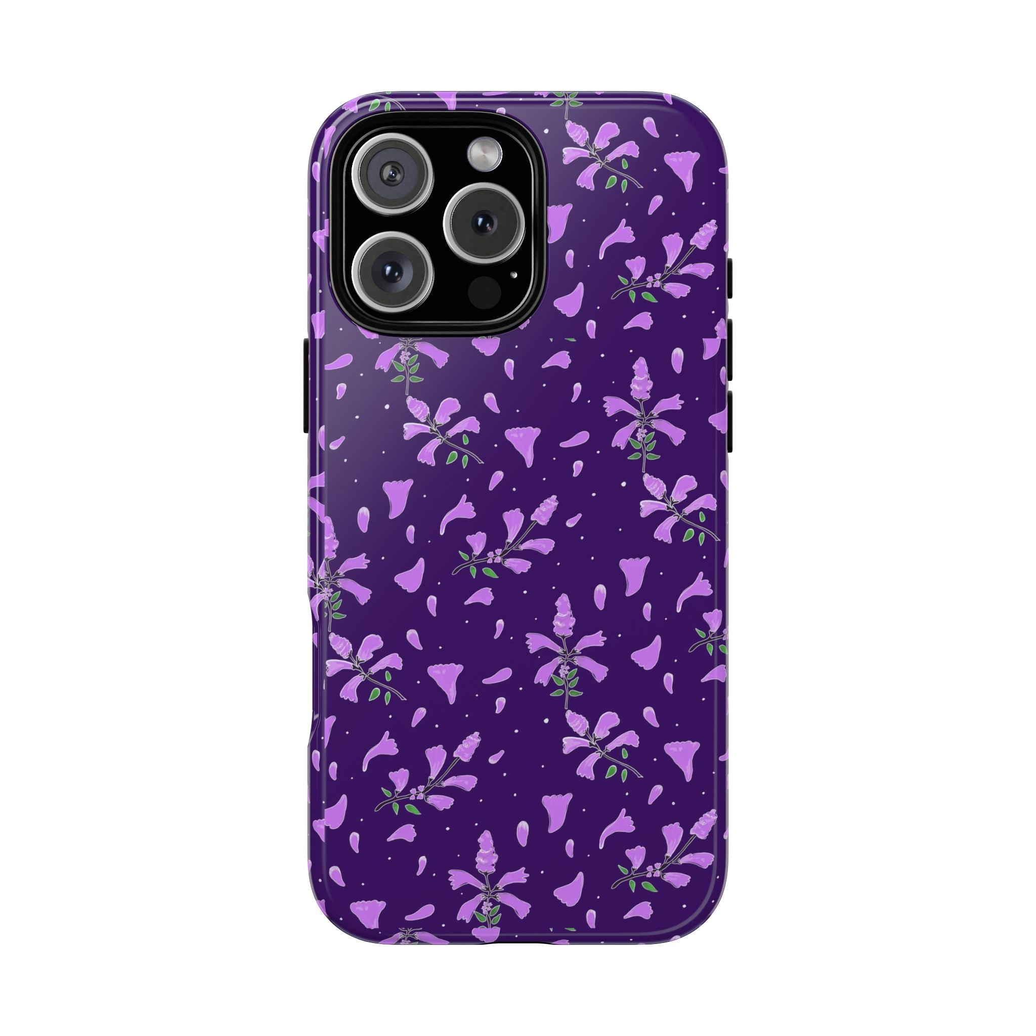 Purple Wild Flower Tough Phone Cases Printify