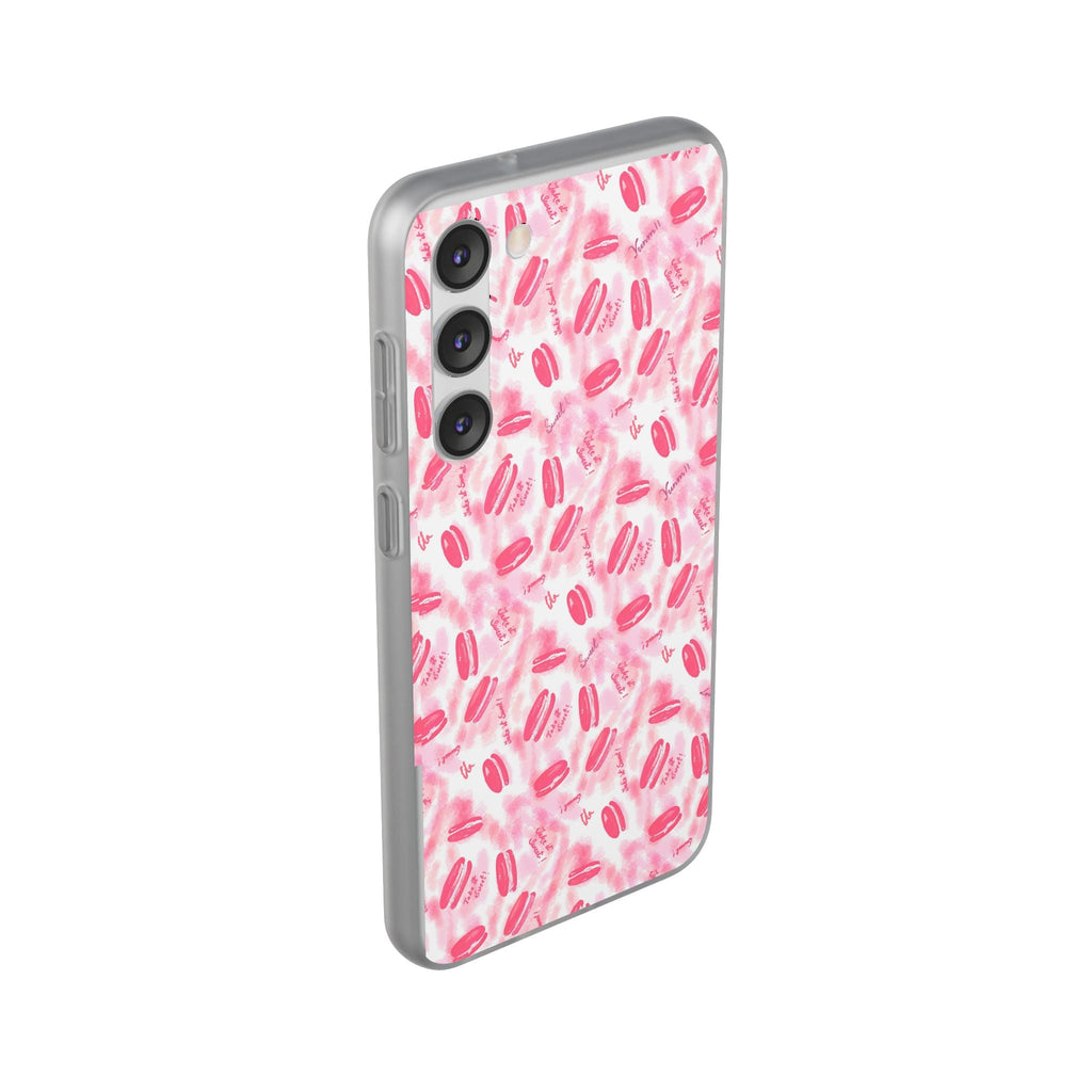 Macaron Hand Drawn Designed Flexi Phone Cases Printify