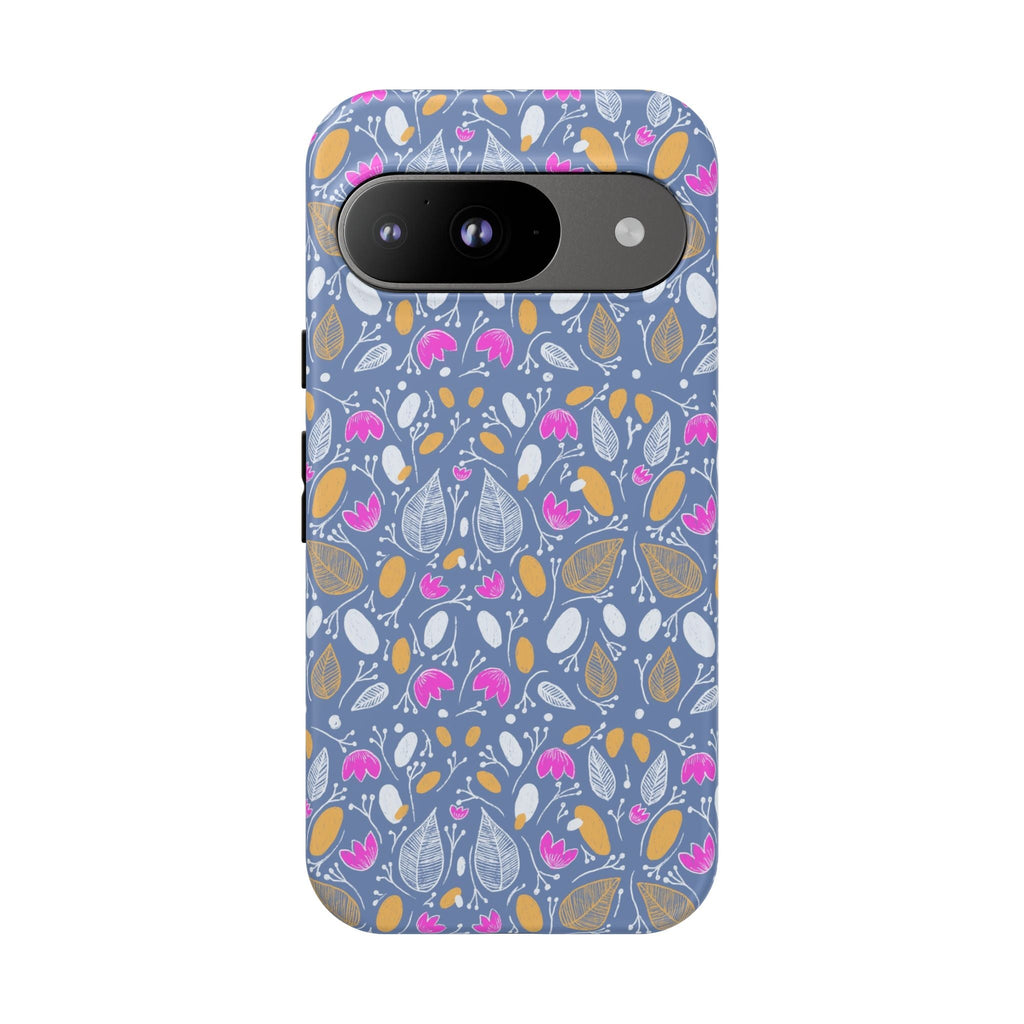 Abstract Grey Small BotanicThemed Tough Cases-Matte and Glossy Printify