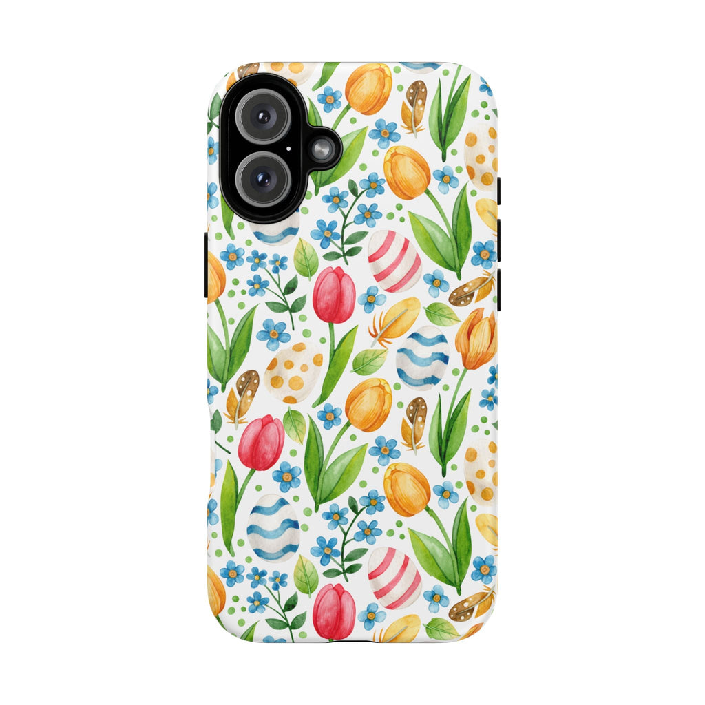 Cute Tulip Egg Theme Tough Cases Printify