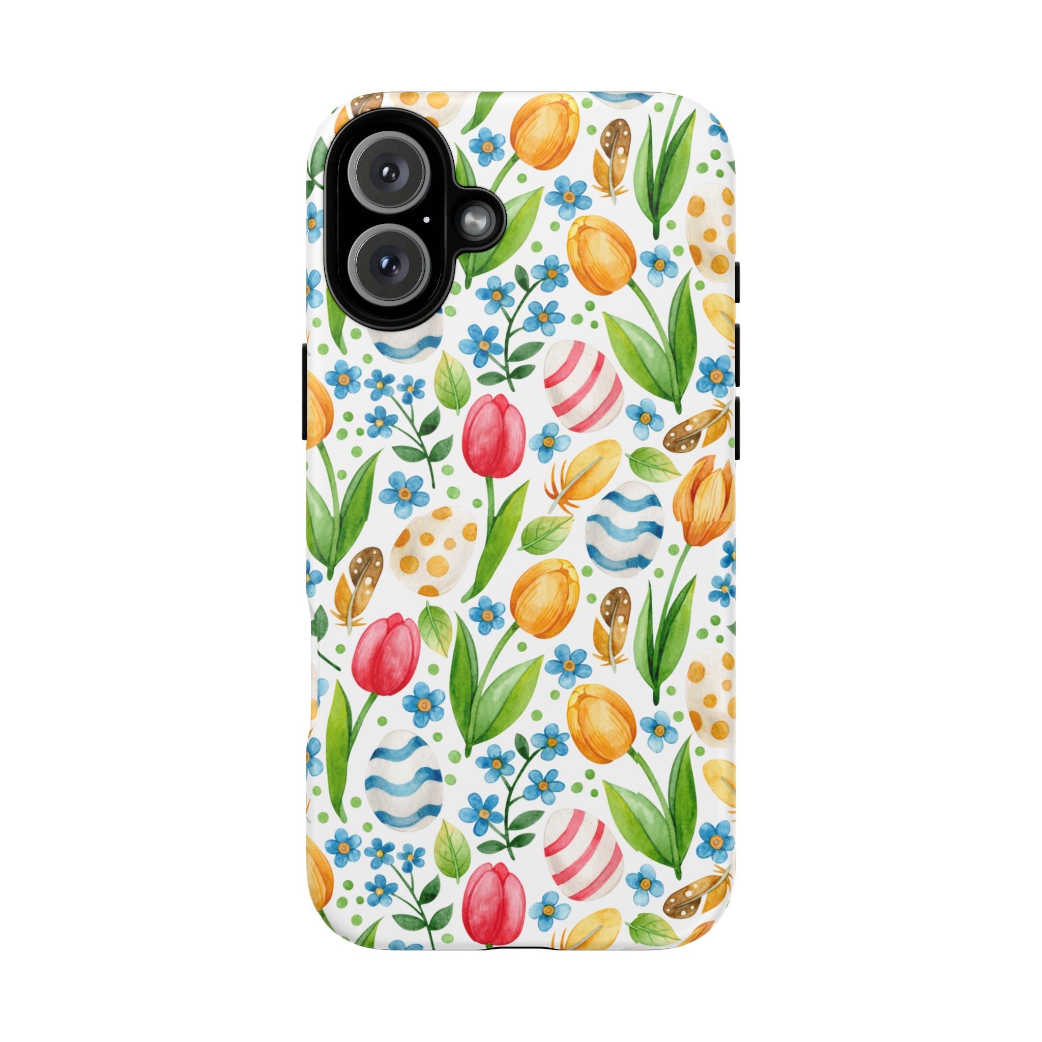 Cute Tulip Egg Theme Tough Cases Printify