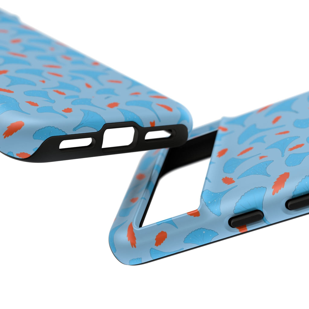 Blue Orange Odd Shape Themed Tough Cases Printify