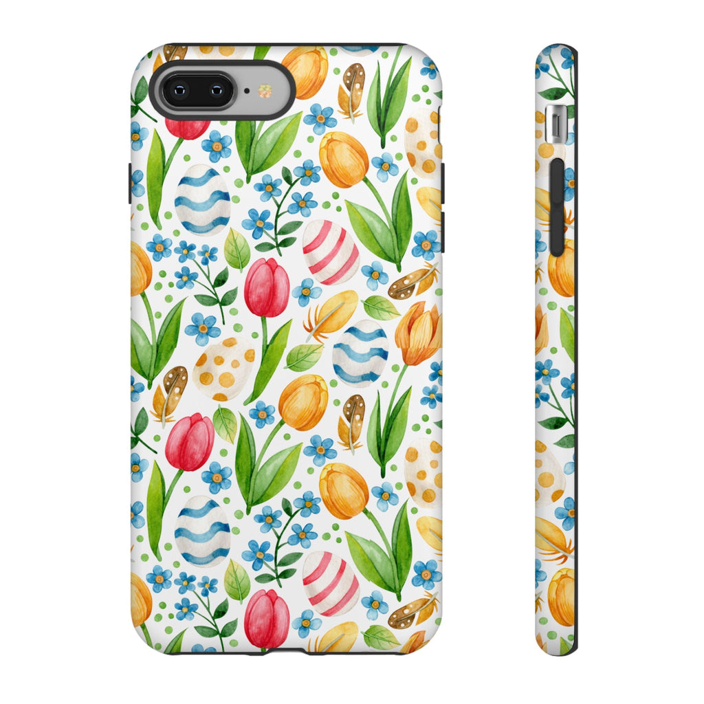 Cute Tulip Egg Theme Tough Cases Printify