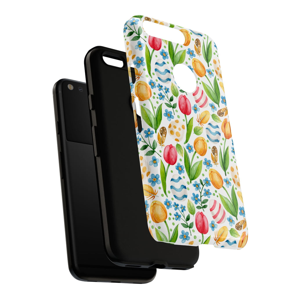 Cute Tulip Egg Theme Tough Cases Printify