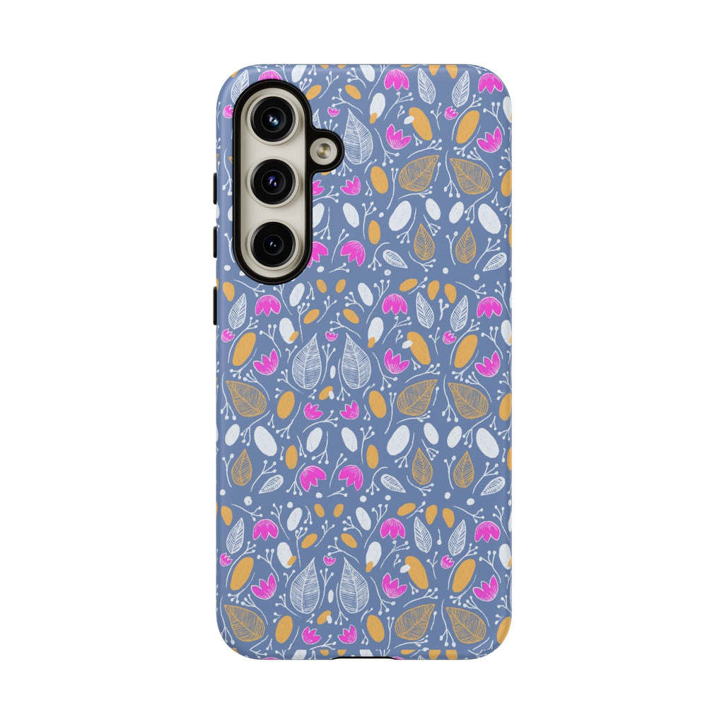 Abstract Grey Small BotanicThemed Tough Cases-Matte and Glossy Printify