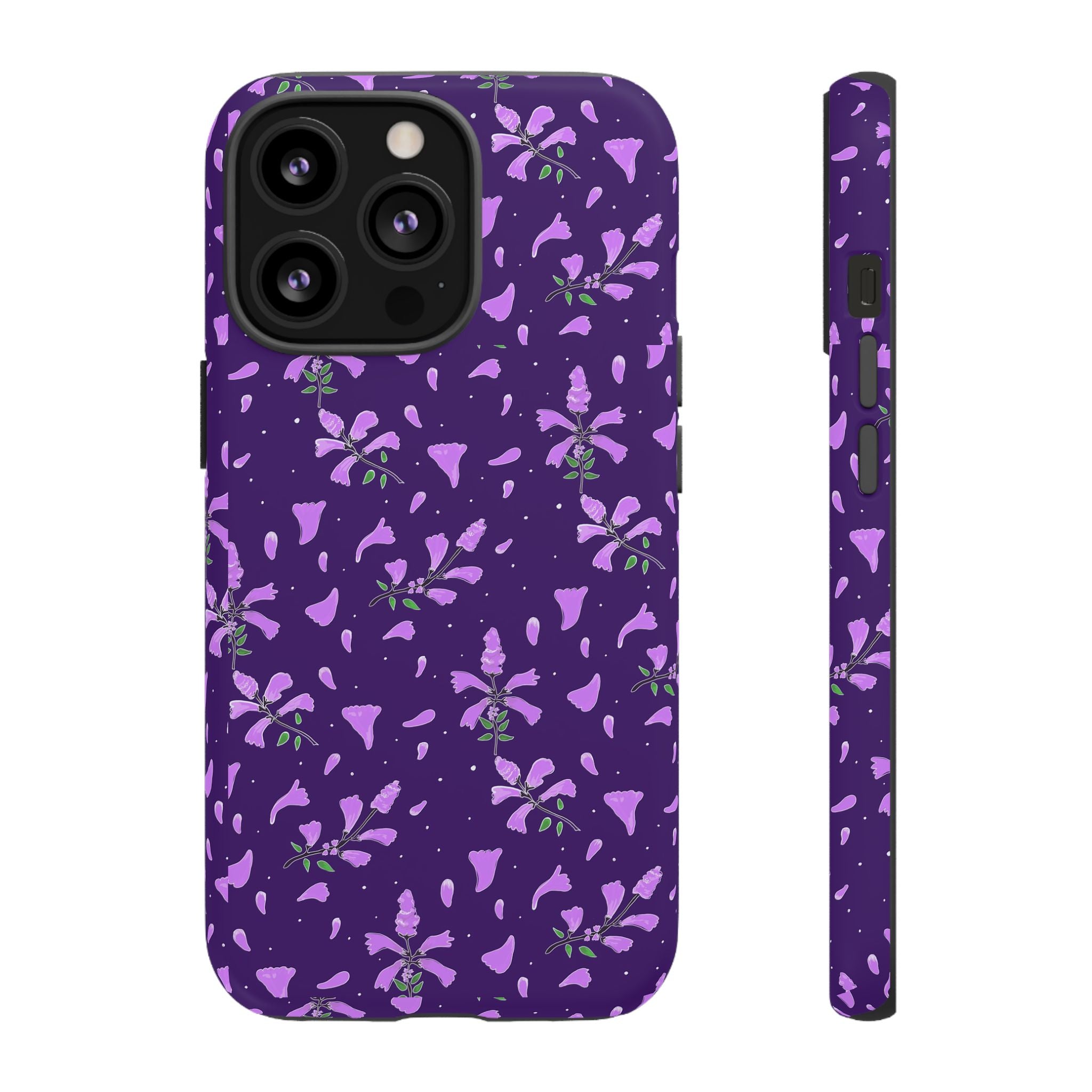 Purple Wild Flower Tough Phone Cases Printify