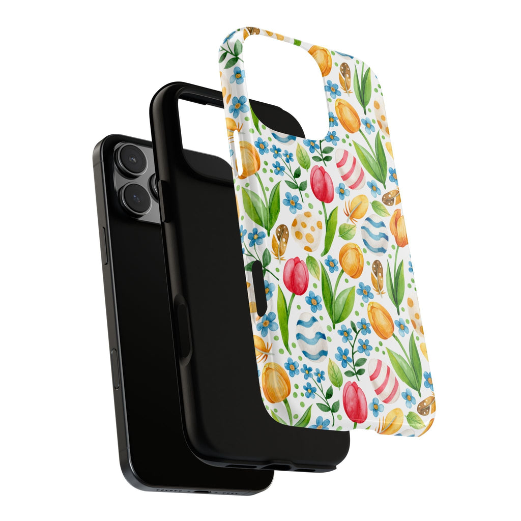 Cute Tulip Egg Theme Tough Cases Printify