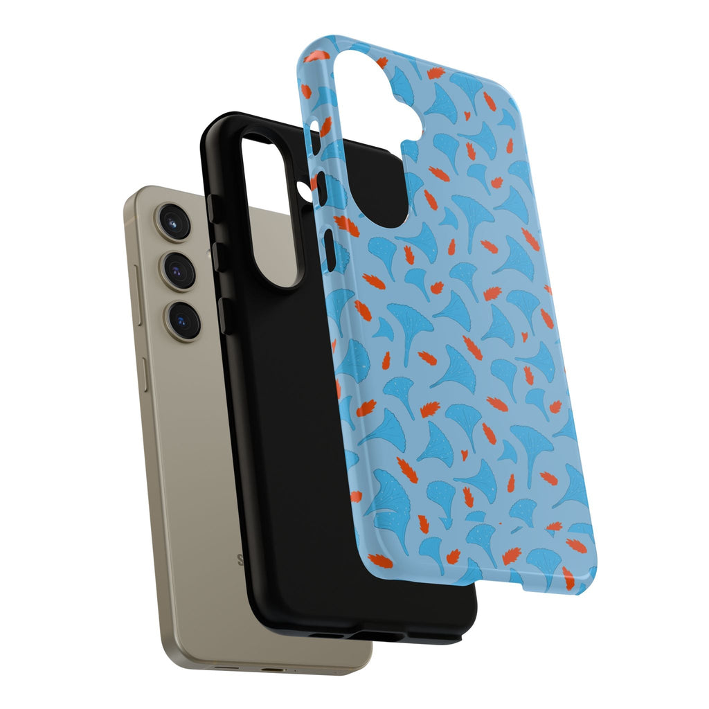 Blue Orange Odd Shape Themed Tough Cases Printify