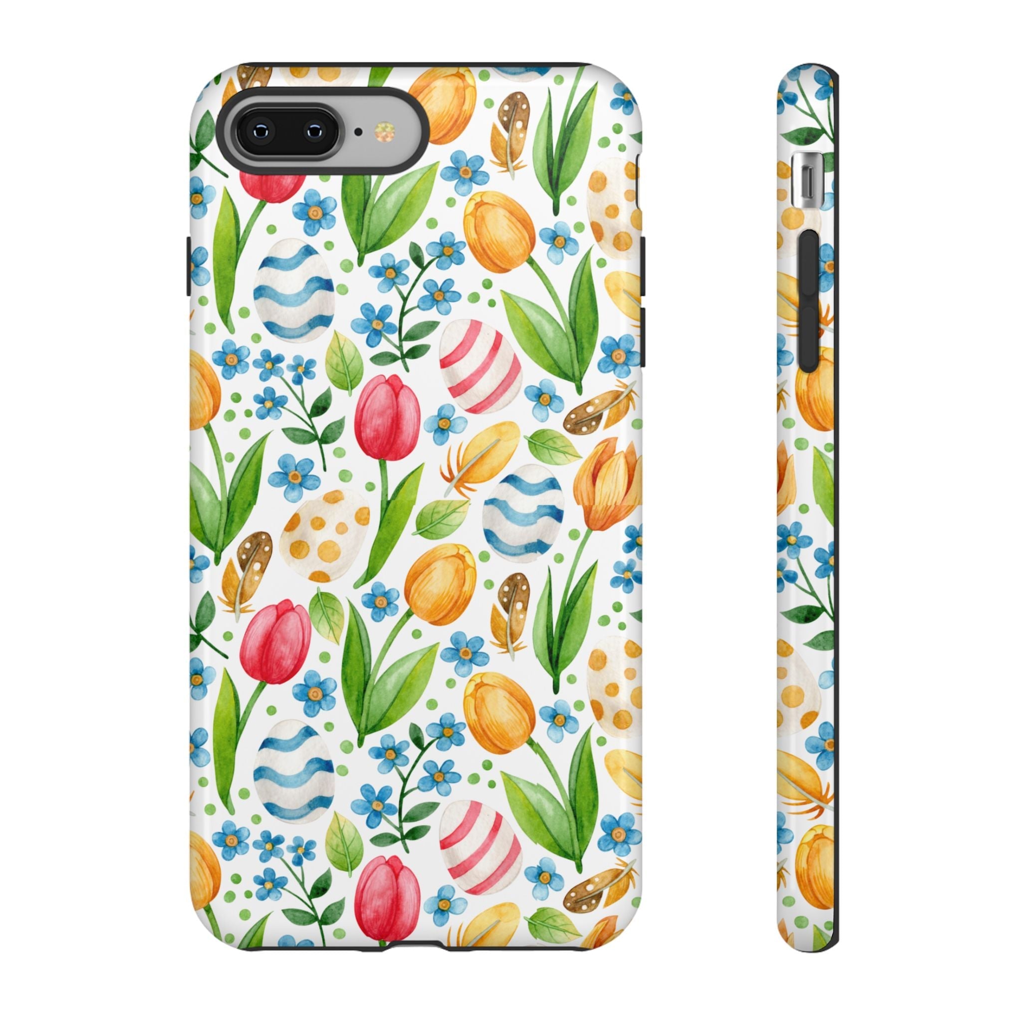 Cute Tulip Egg Theme Tough Cases Printify