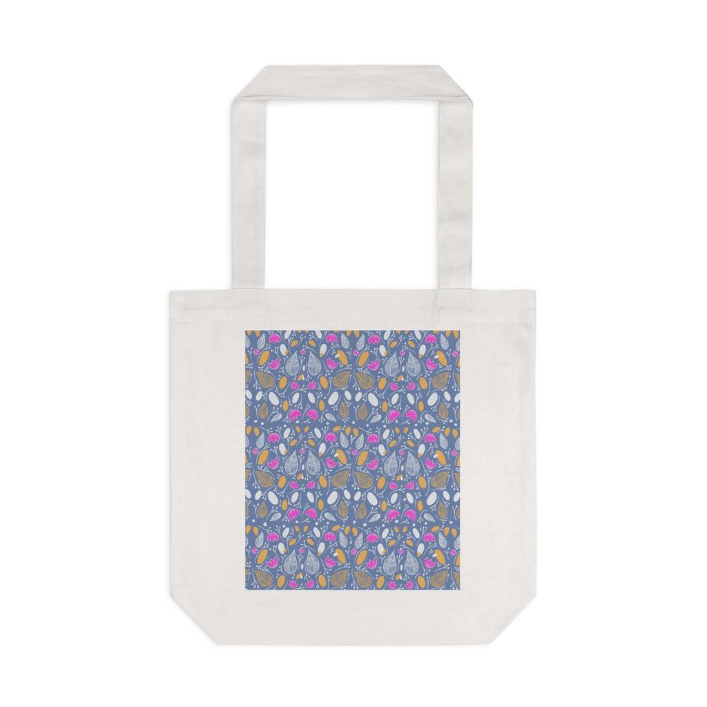 Small Flora Both Side Printed Cotton Tote Bag Printify
