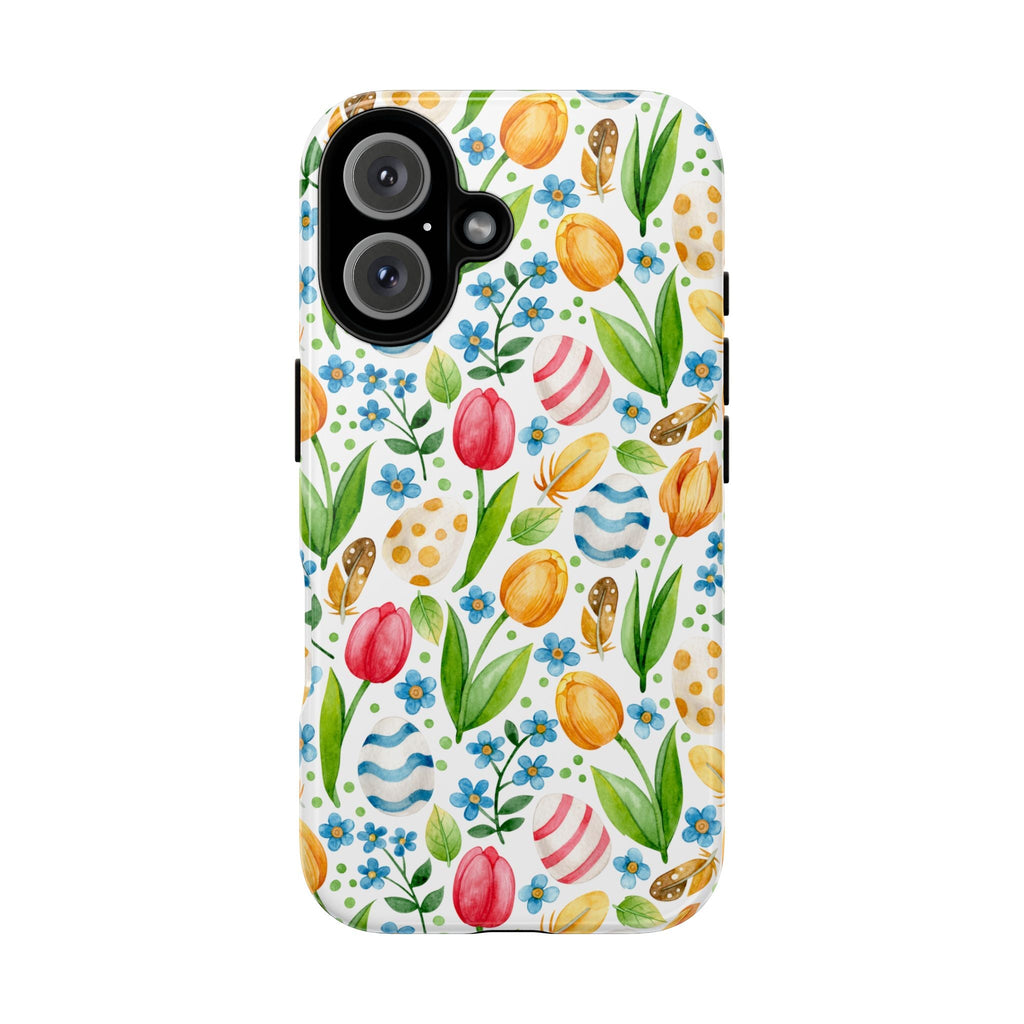 Cute Tulip Egg Theme Tough Cases Printify