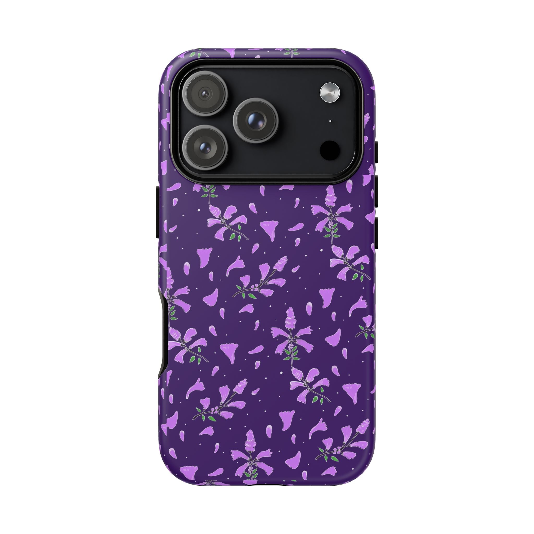 Purple Wild Flower Tough Phone Cases Printify