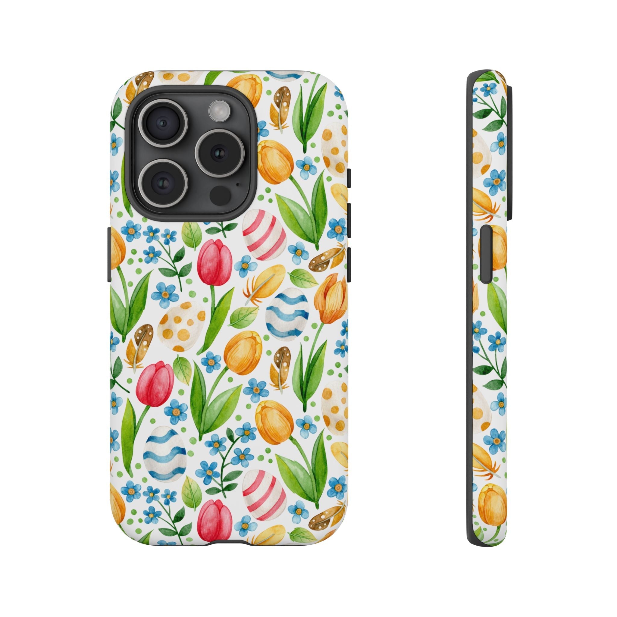 Cute Tulip Egg Theme Tough Cases Printify