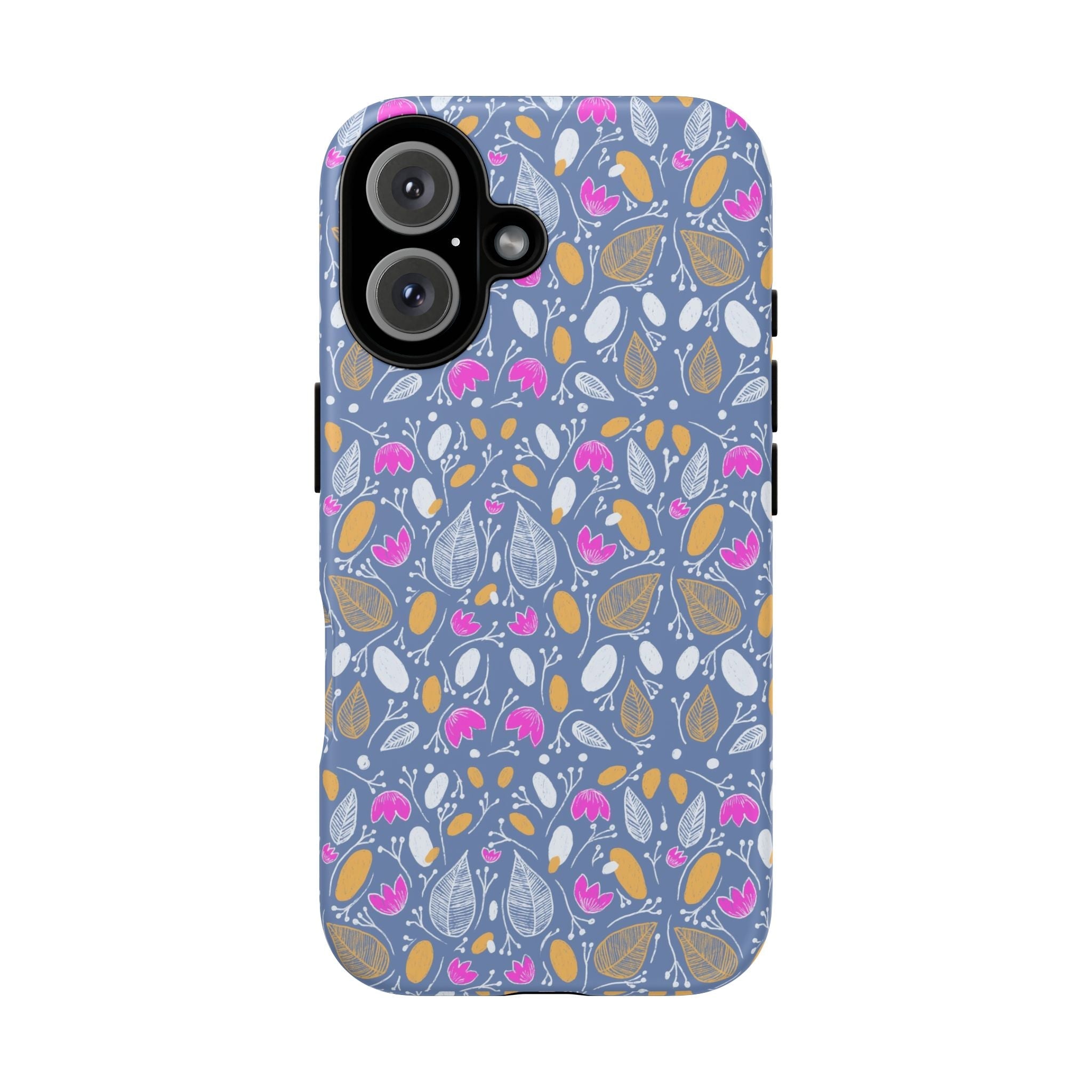 Abstract Grey Small BotanicThemed Tough Cases-Matte and Glossy Printify