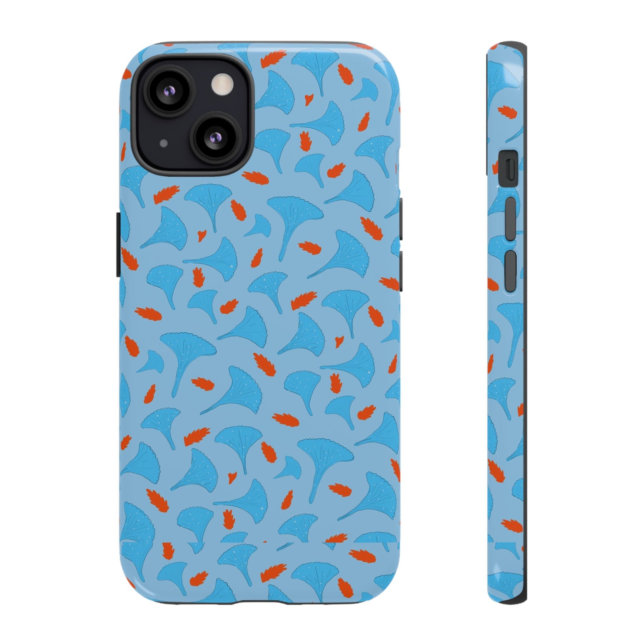 Blue Orange Odd Shape Themed Tough Cases Printify